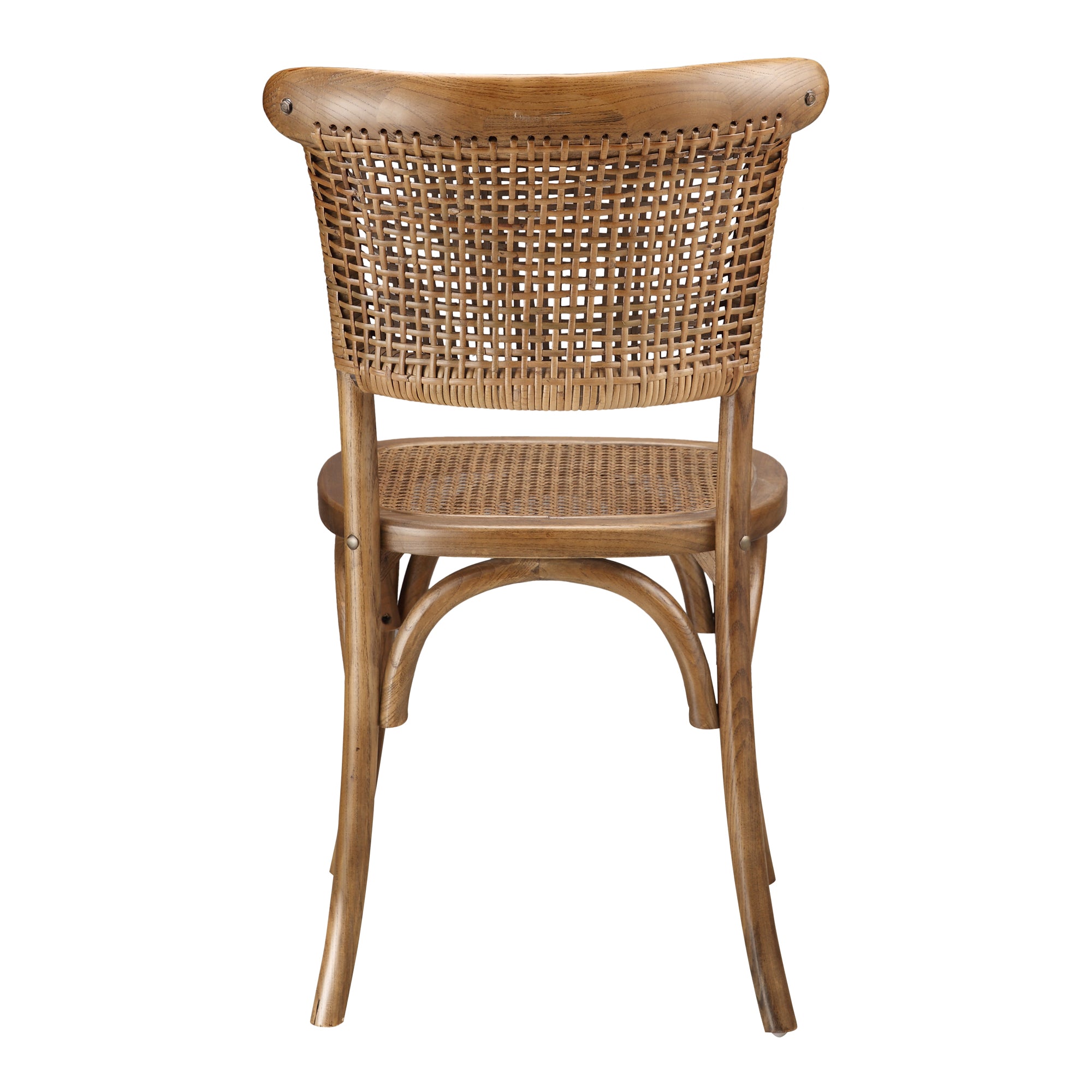 Churchill Dining Chair Light Brown - Set Of Two - Moes Home