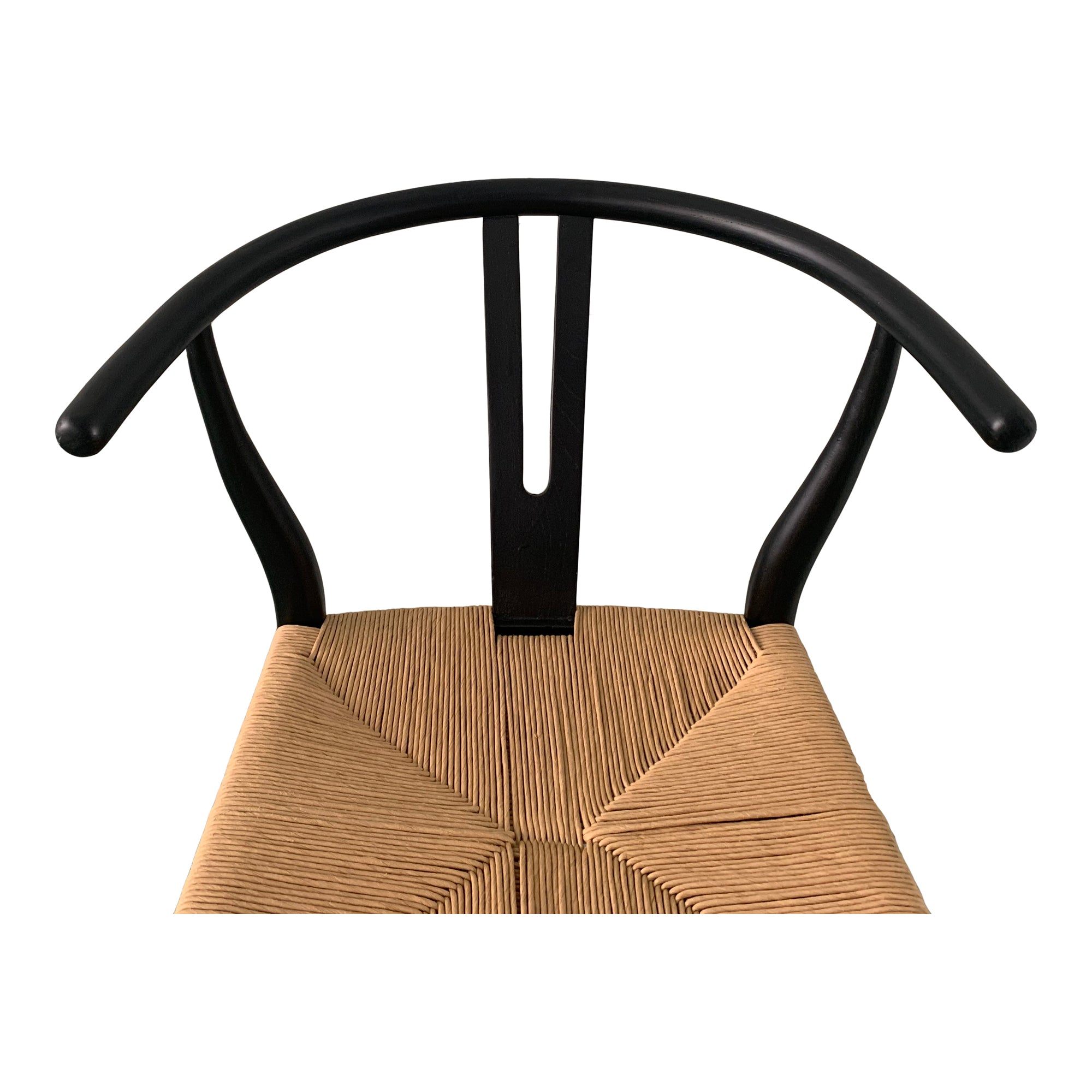 Ventana Dining Chair Black And Natural - Set Of Two - Moes Home