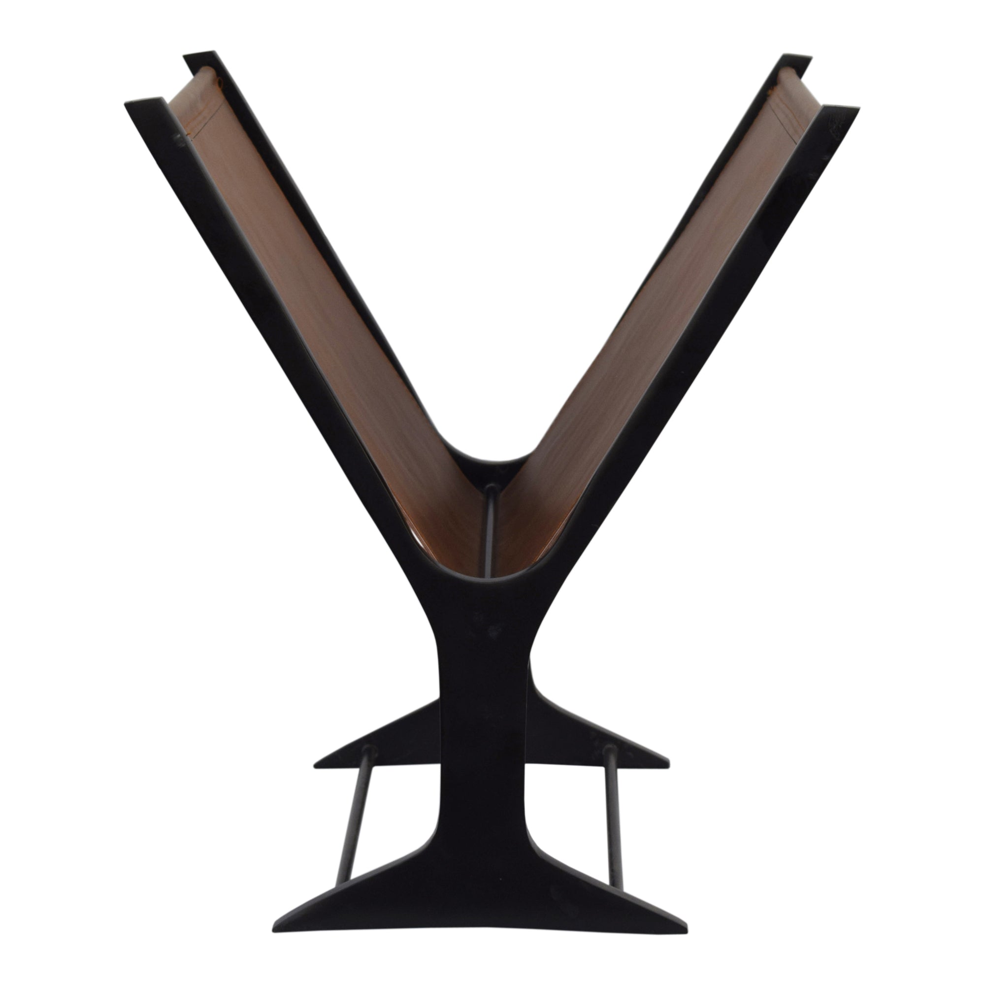 Ziff Magazine Holder Light Brown - Moes Home