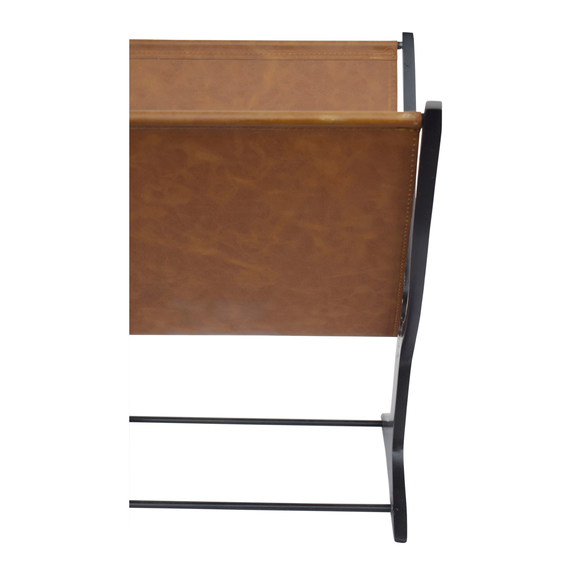 Ziff Magazine Holder Light Brown - Moes Home