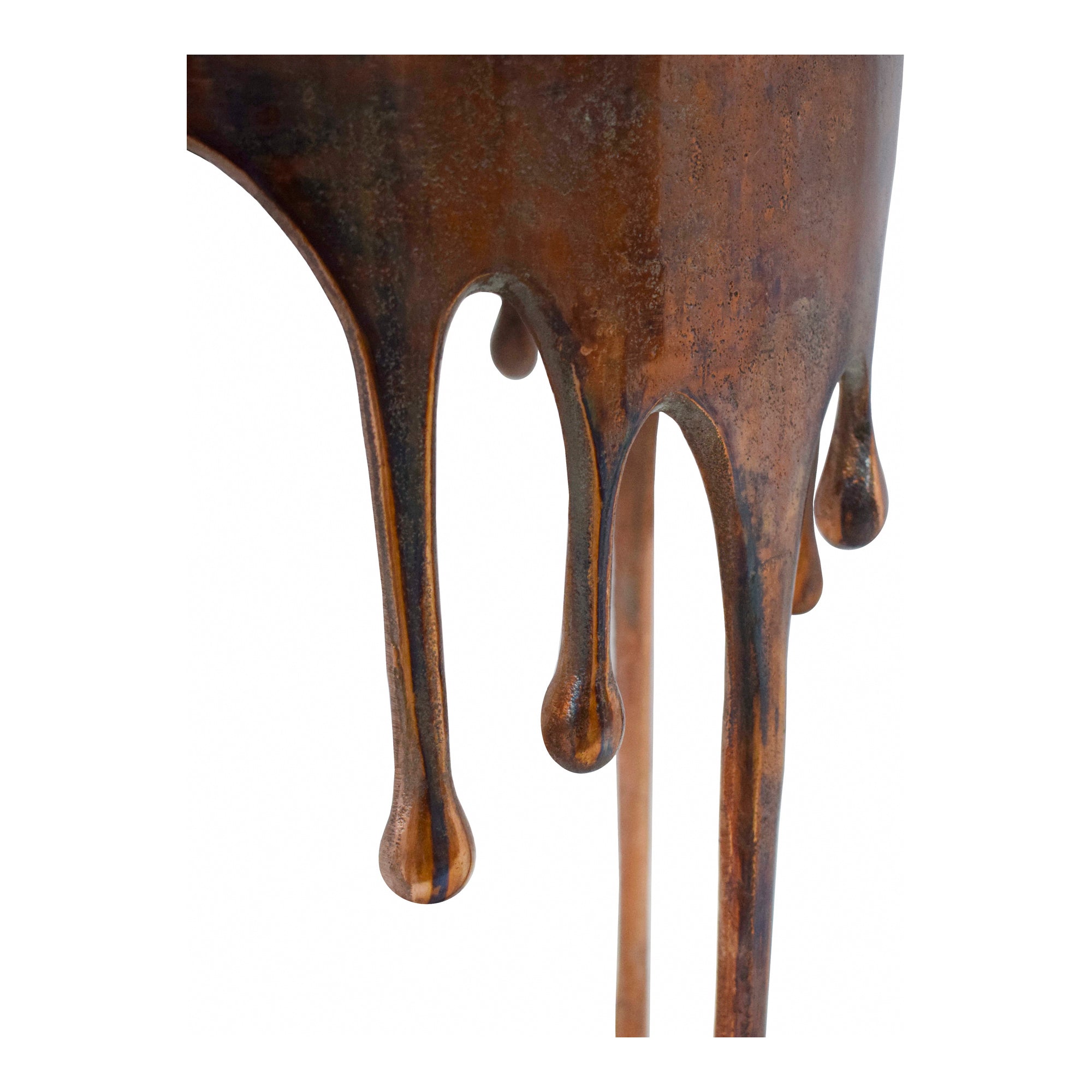 Copperworks Accent Table Antique Copper - Moes Home