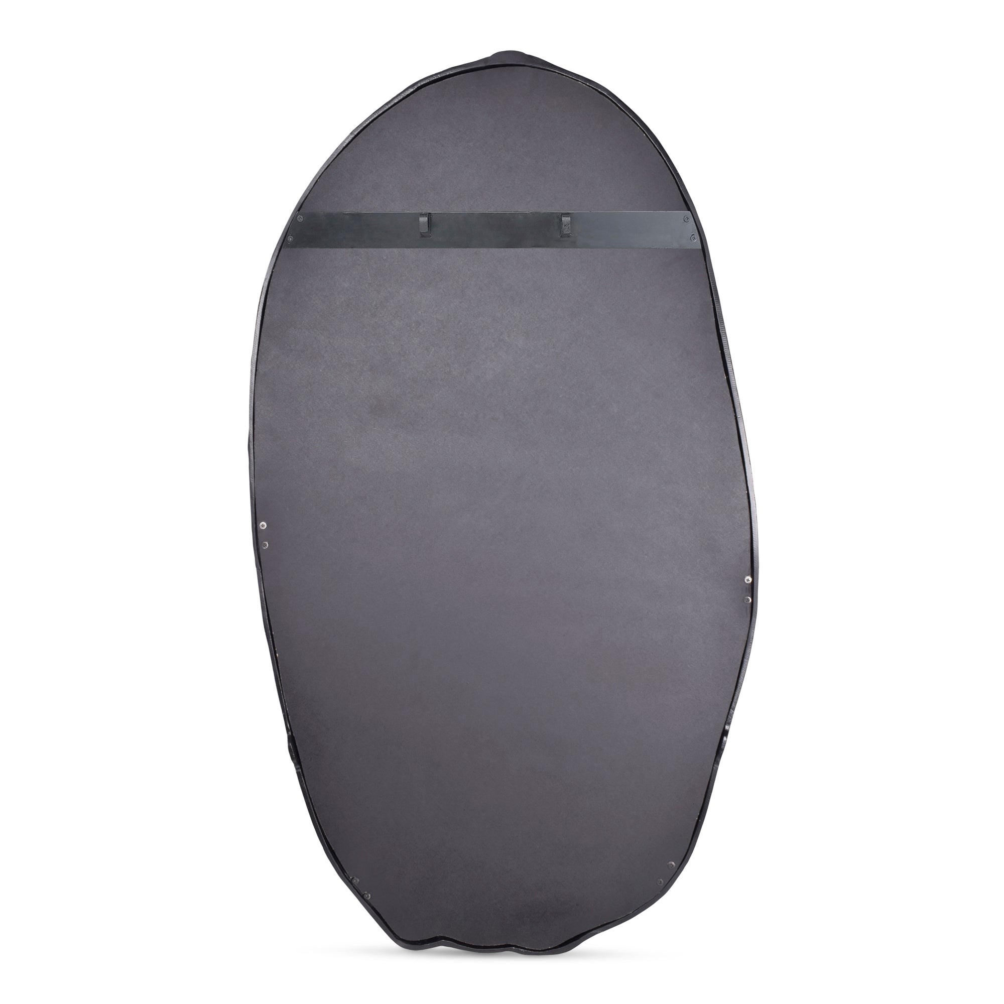 Foundry Oval Mirror White
