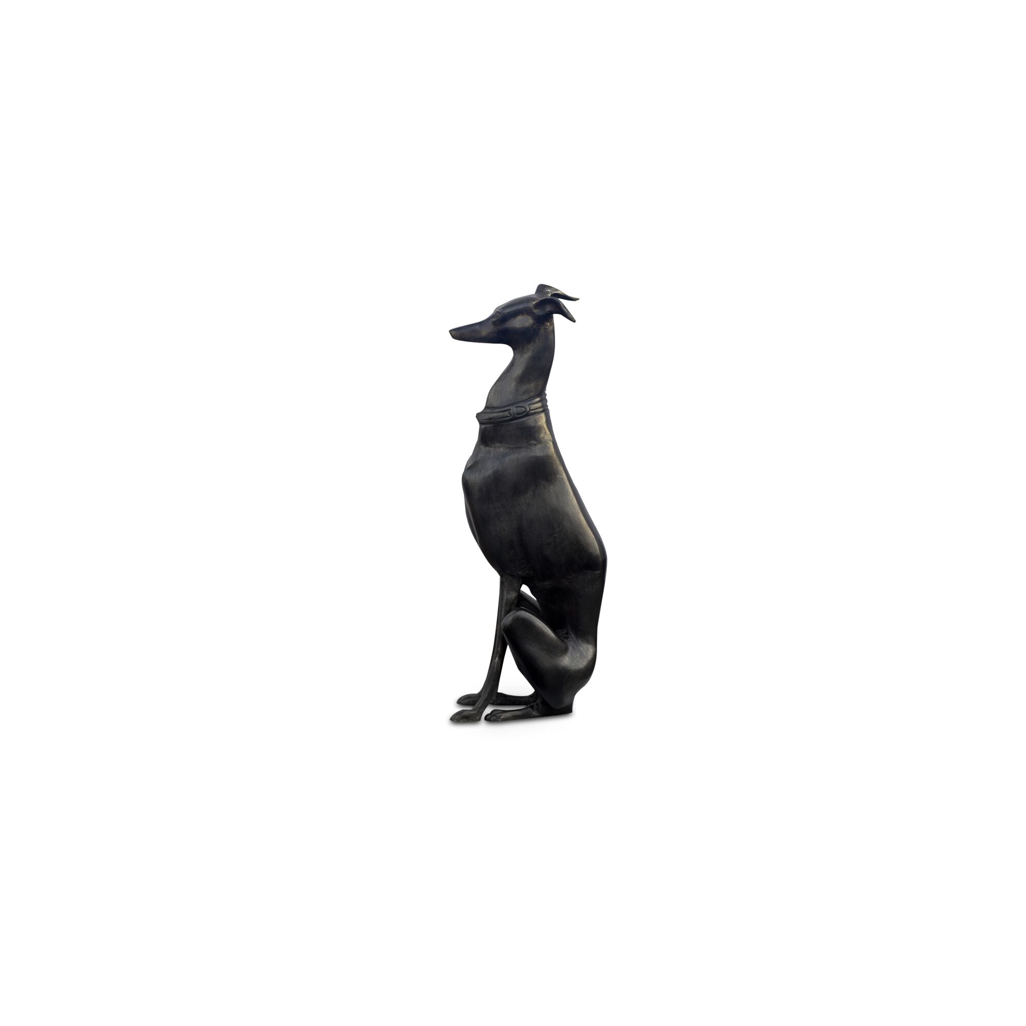 Duke Cast Aluminum Sculpture Black - Moes Home