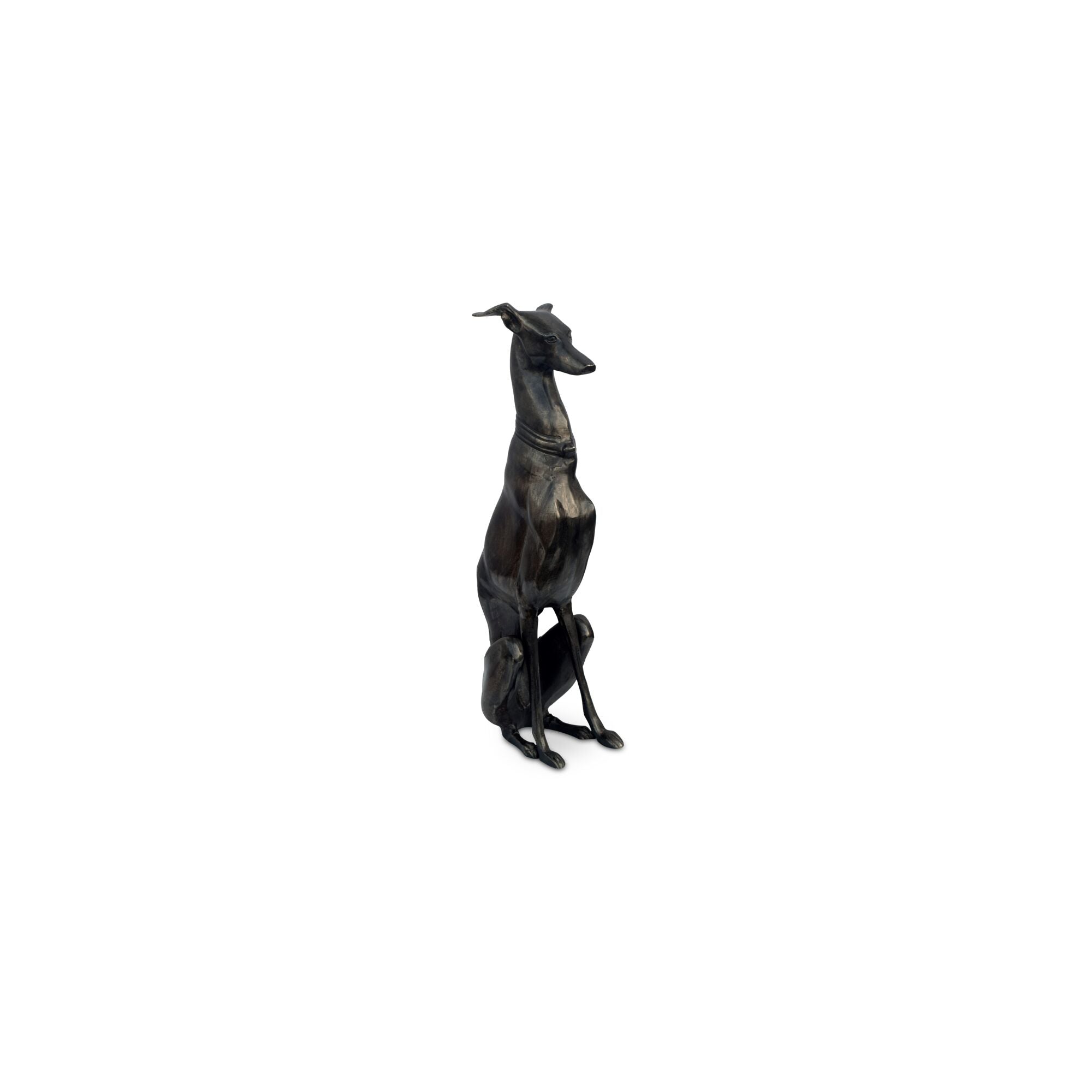 Duke Cast Aluminum Sculpture Black - Moes Home