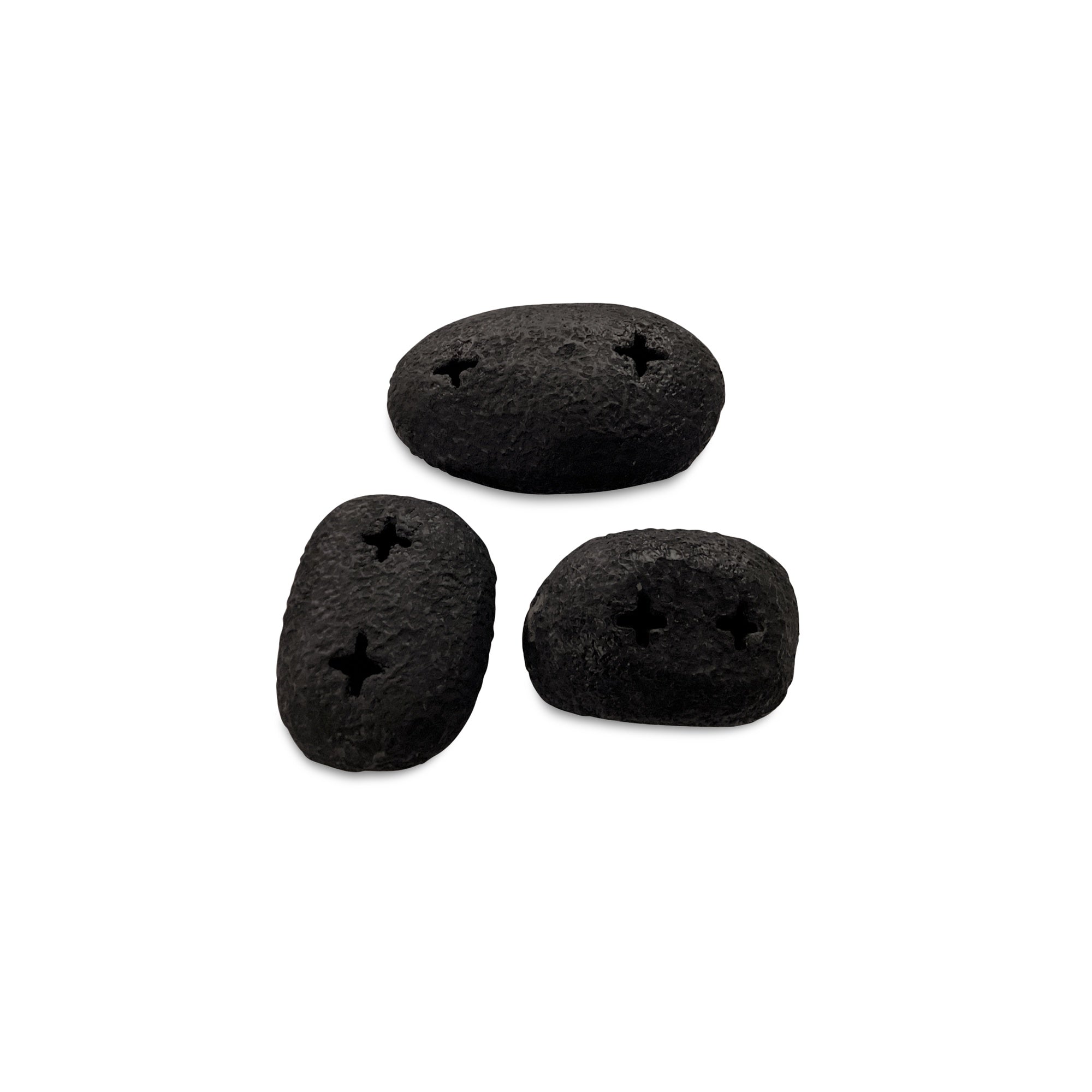 Breton Cast Aluminum Wall Sculpture Black-Set Of 3 - Moes Home