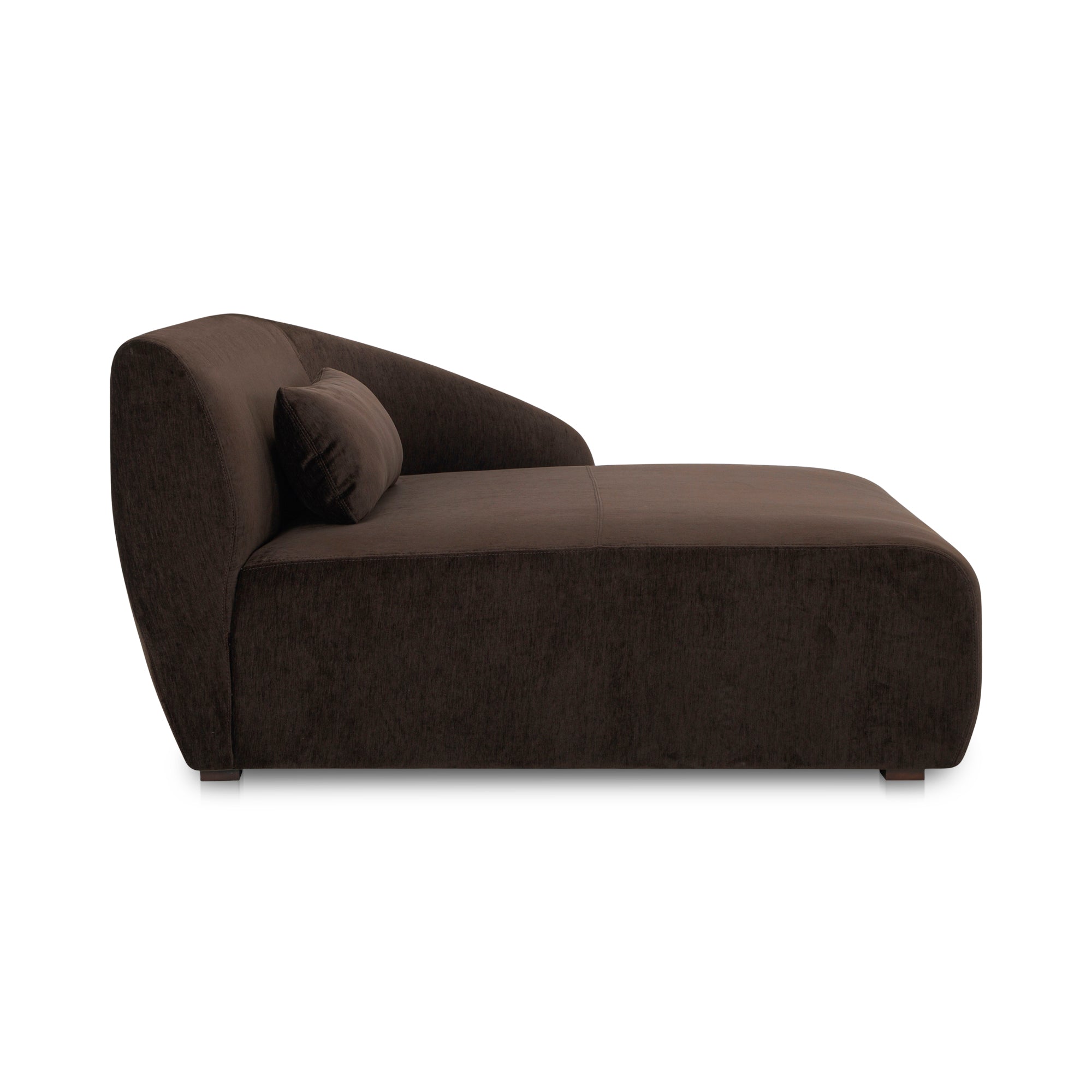 Amelia Right Arm Facing Chaise Espresso - Moes Home