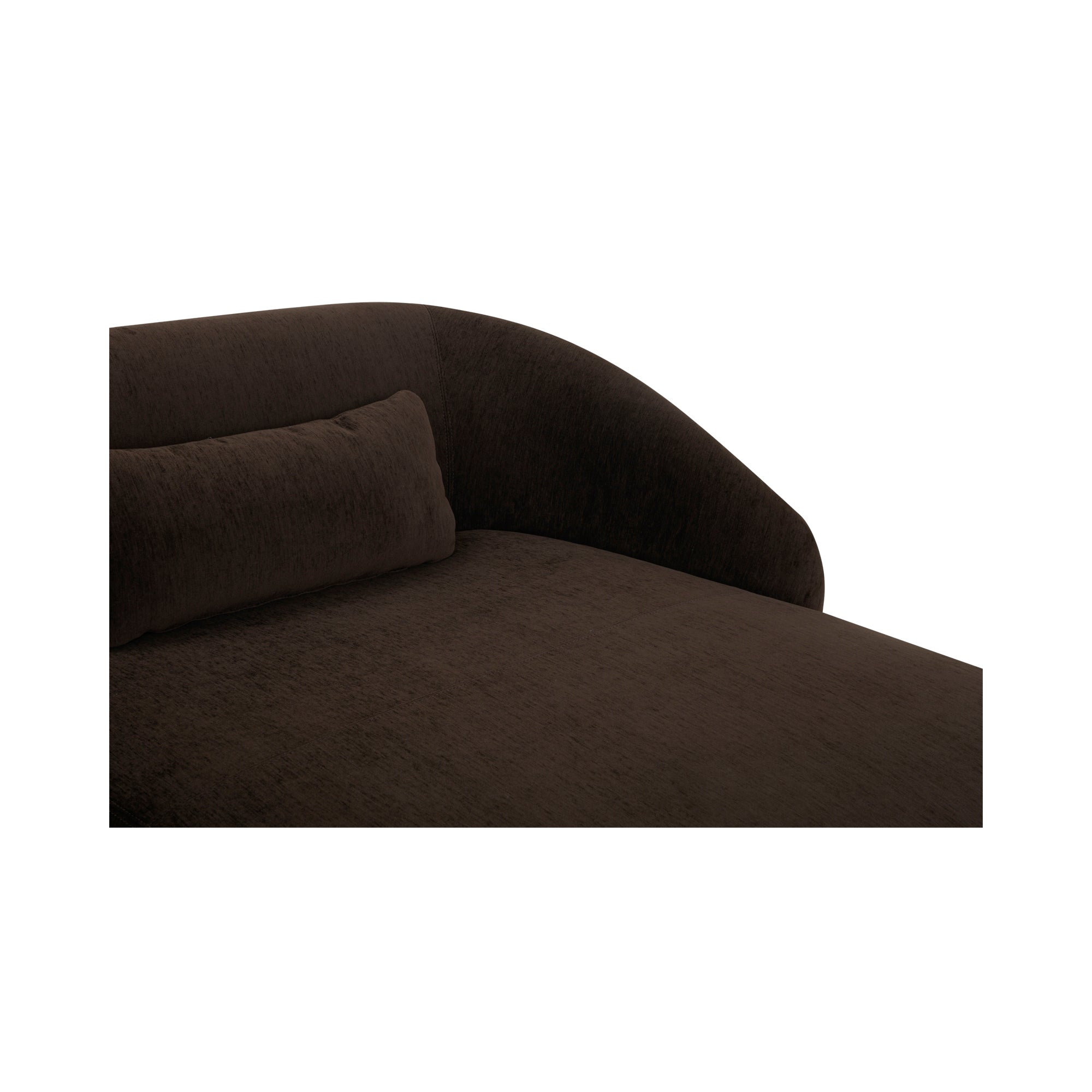 Amelia Right Arm Facing Chaise Espresso - Moes Home