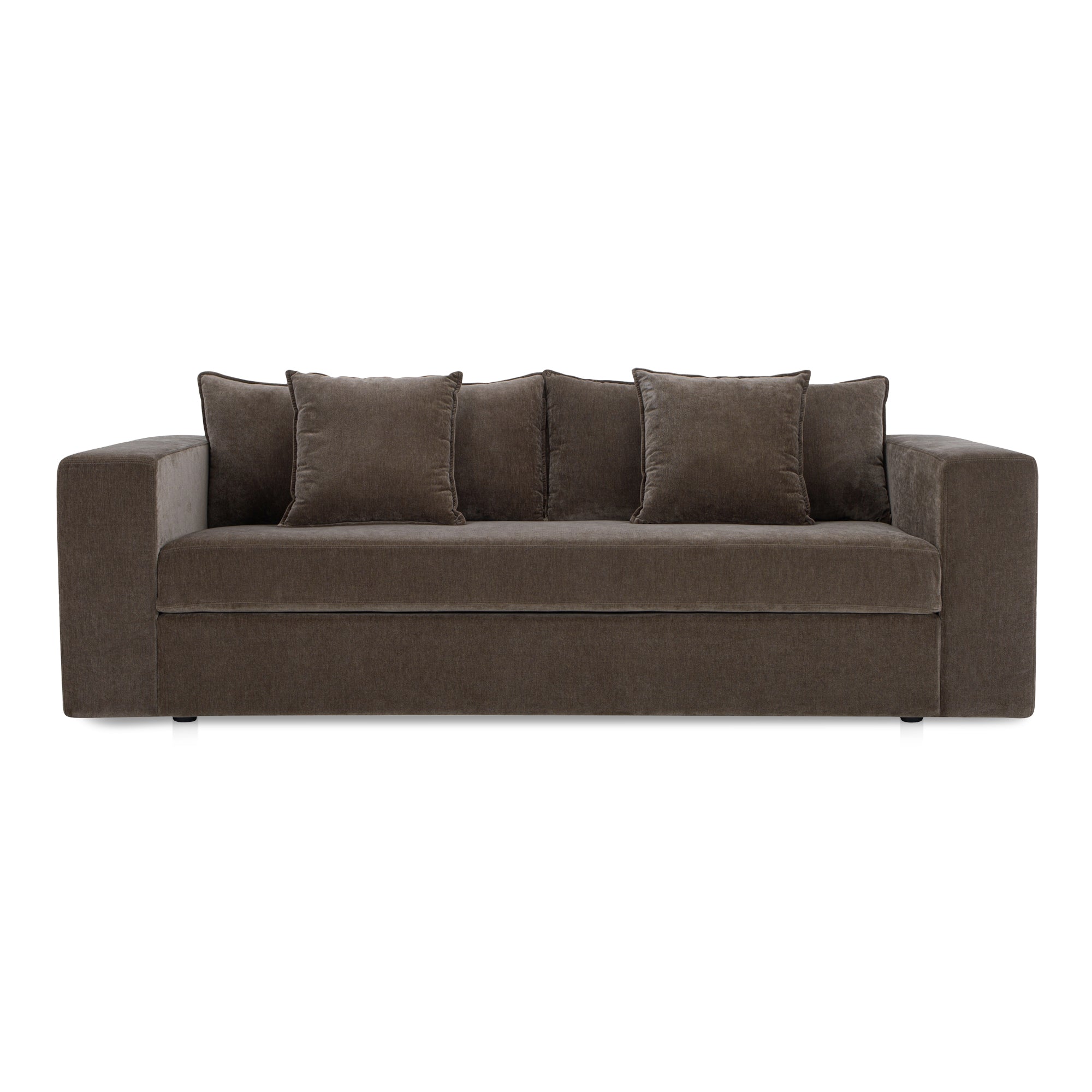 Kiran Sleeper Sofa Warm Charcoal - Moes Home