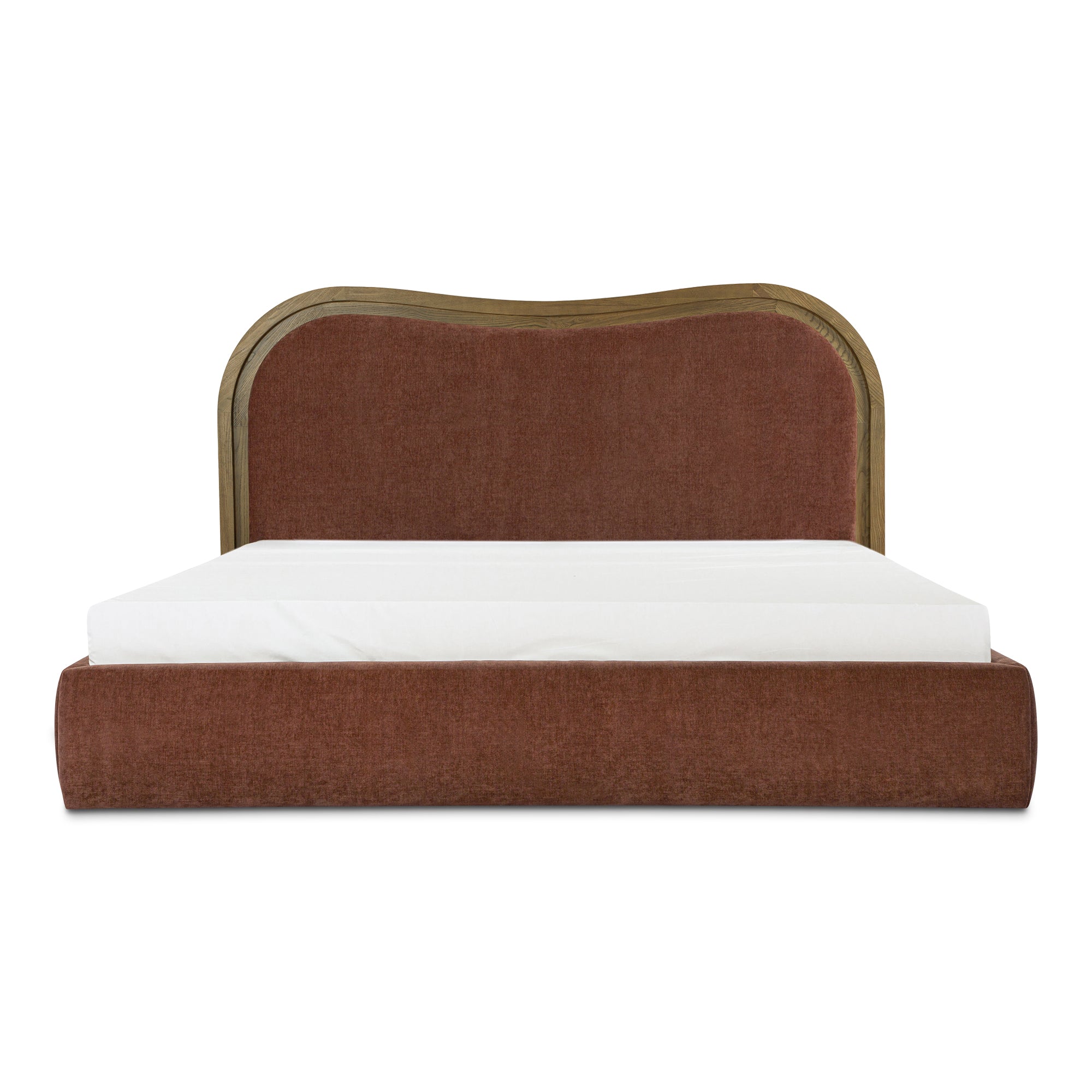 Camilla Queen Bed Chestnut - Moes Home