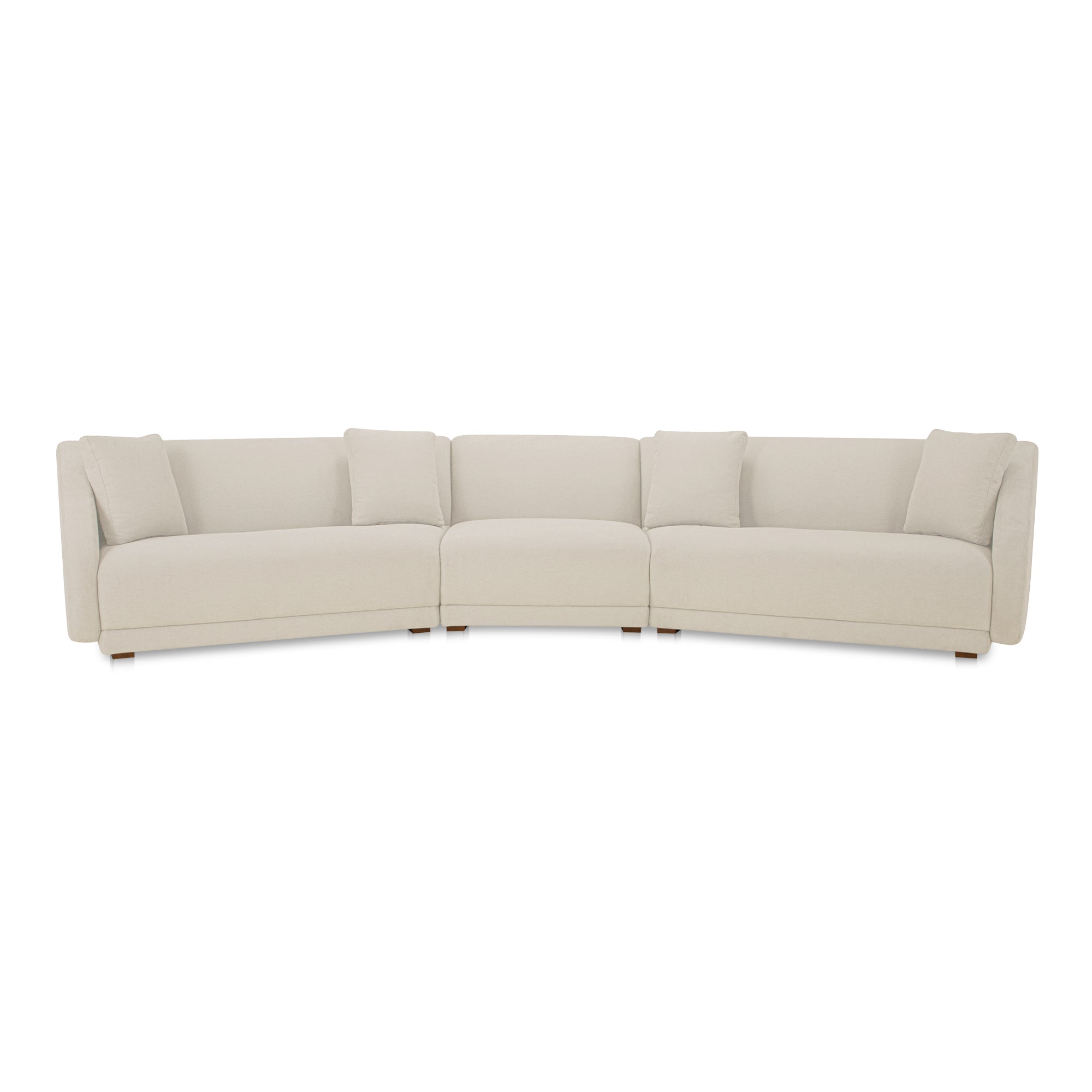 Fraser 3 Piece Modular Sectional with Slipper Deep Blue