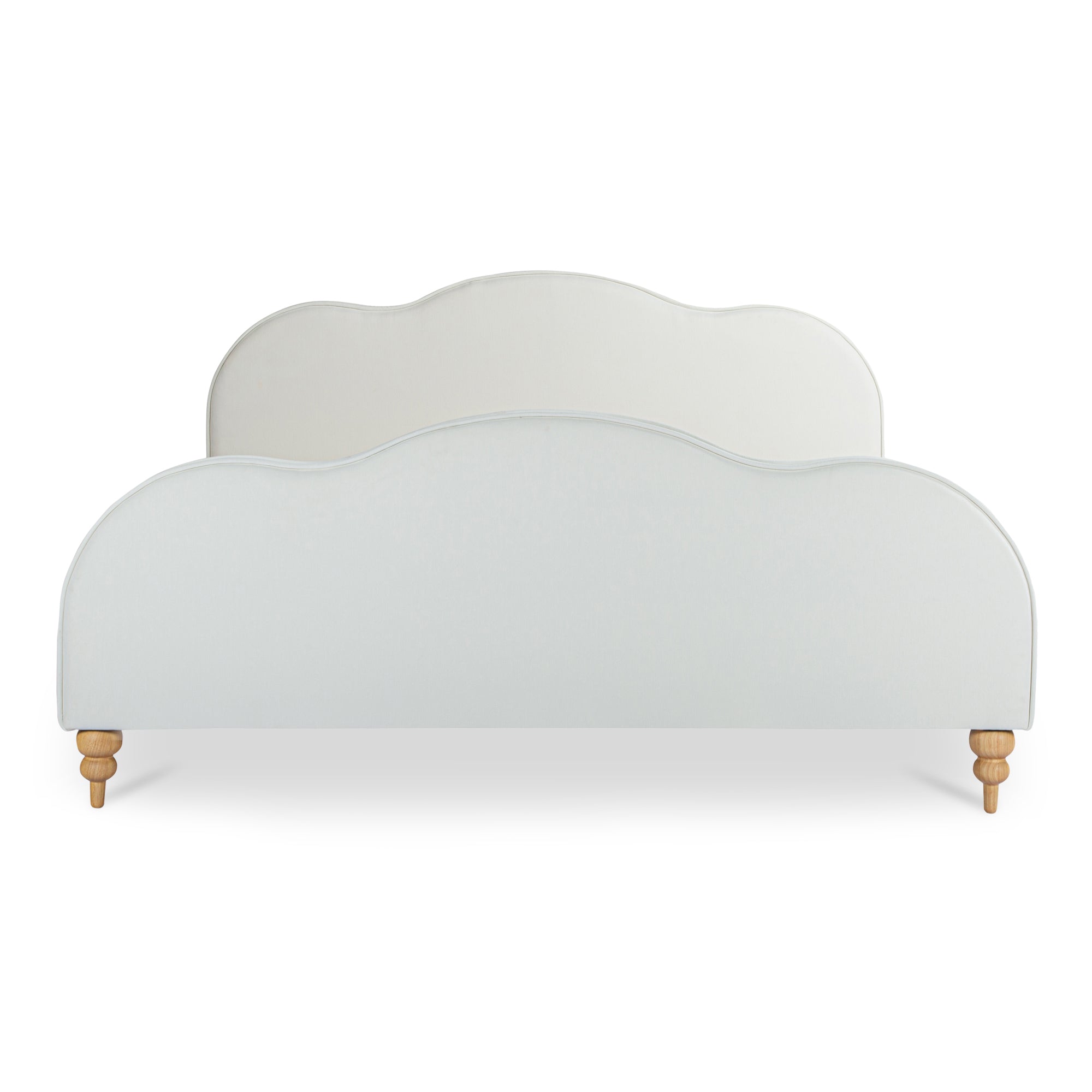 Jacqueline Queen Bed Cream - Moes Home