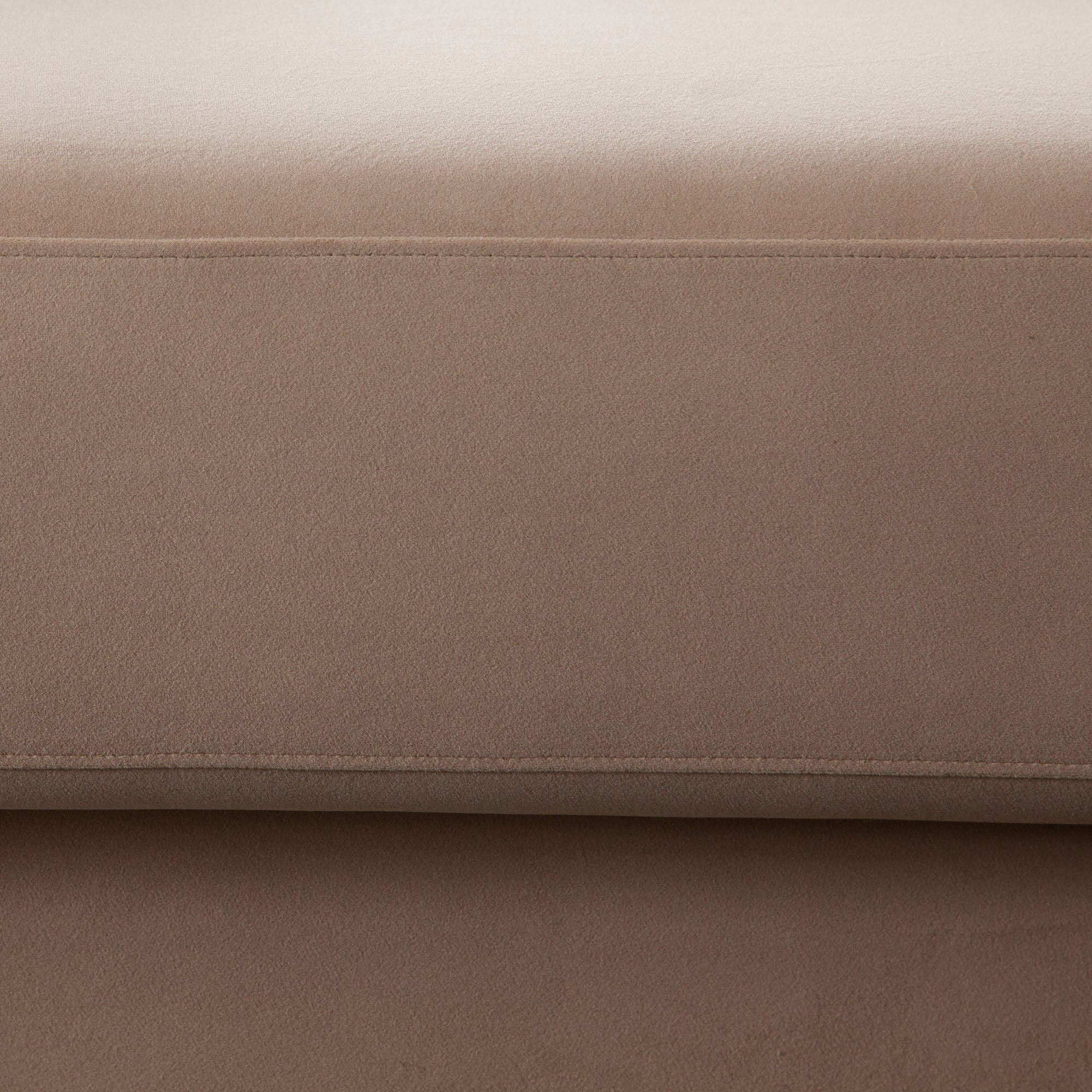 Form Sofa in Camel Performance Velvet w/ (2) Accent Pillow Balls by Diamond Sofa