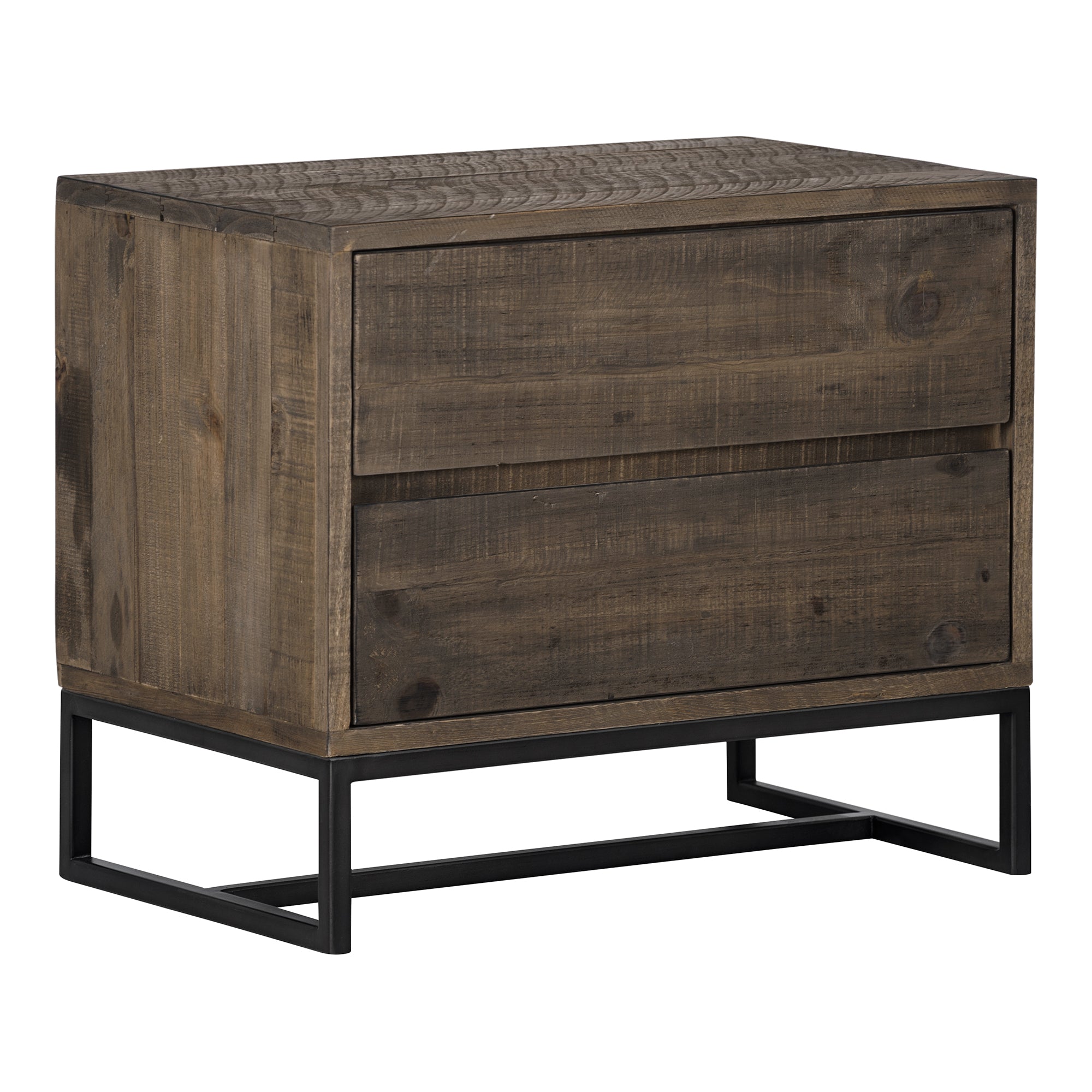 Elena Nightstand Light Brown - Moes Home