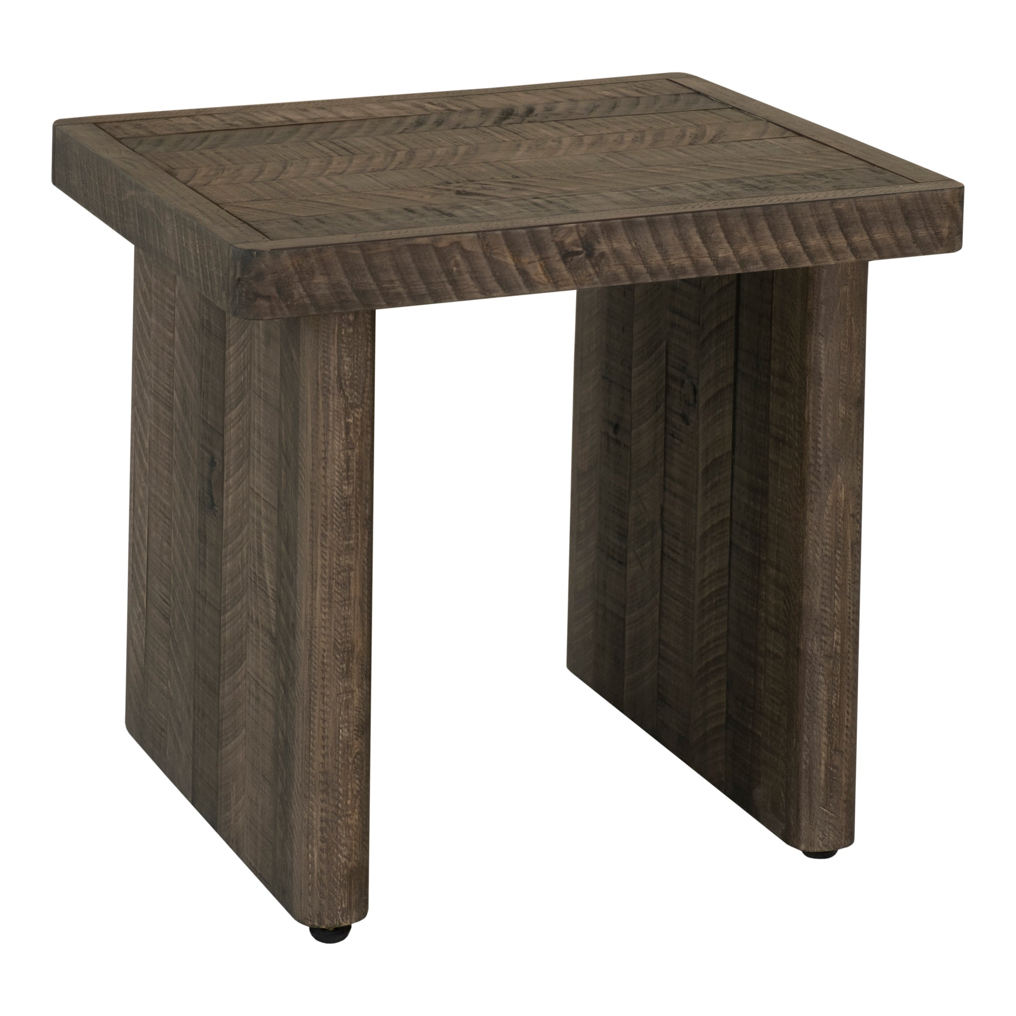 Monterey End Table Aged Brown - Moes Home