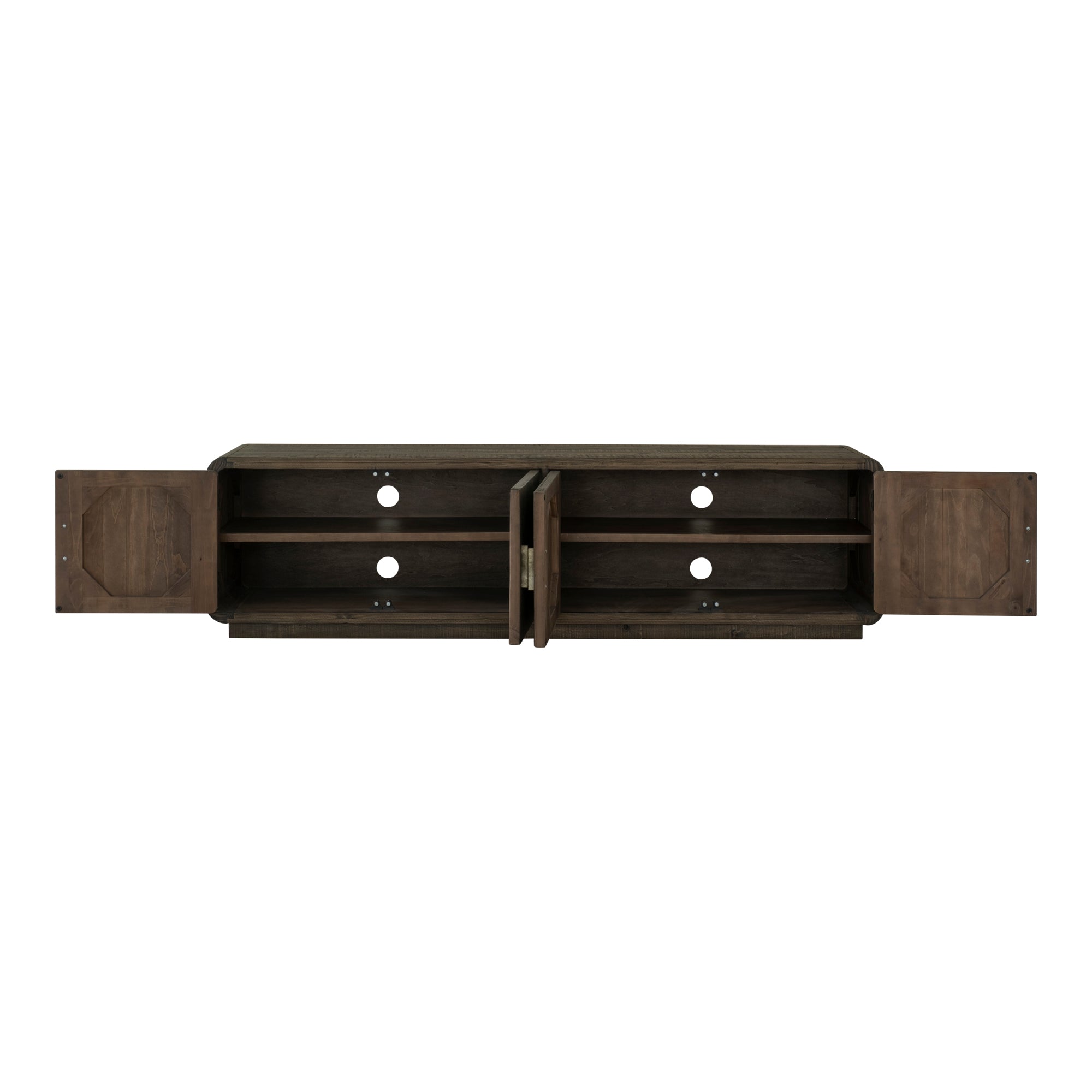 Monterey Media Cabinet Rustic Blonde