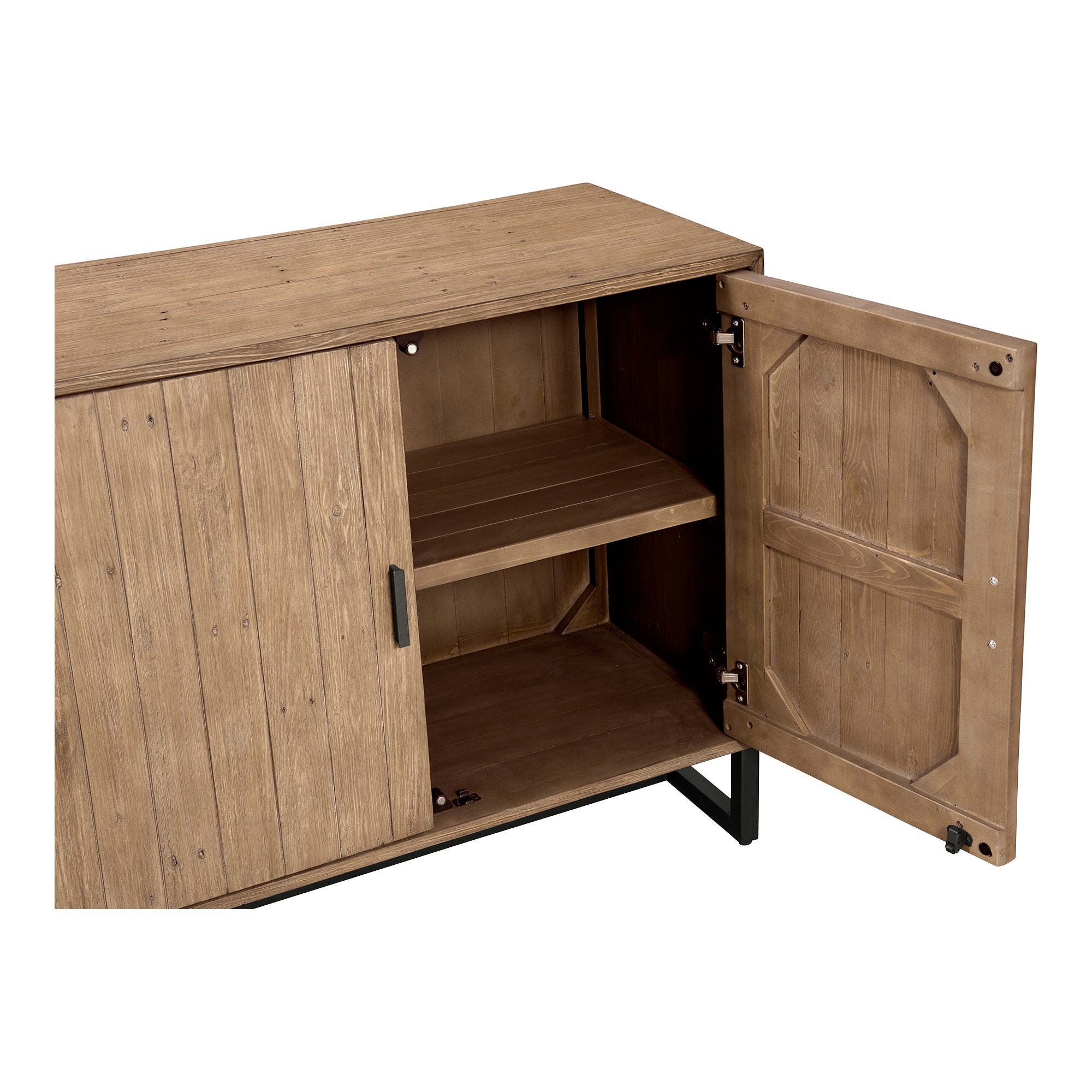 Sierra 2 Door Cabinet Black