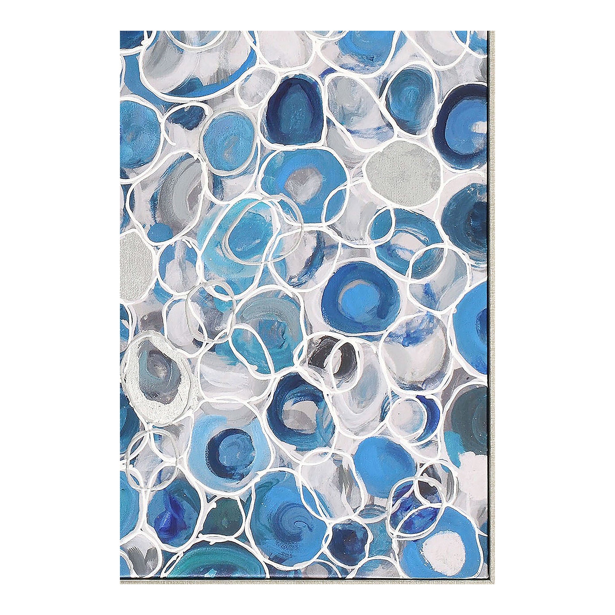 Blue Bubbles Wall Décor - Moes Home
