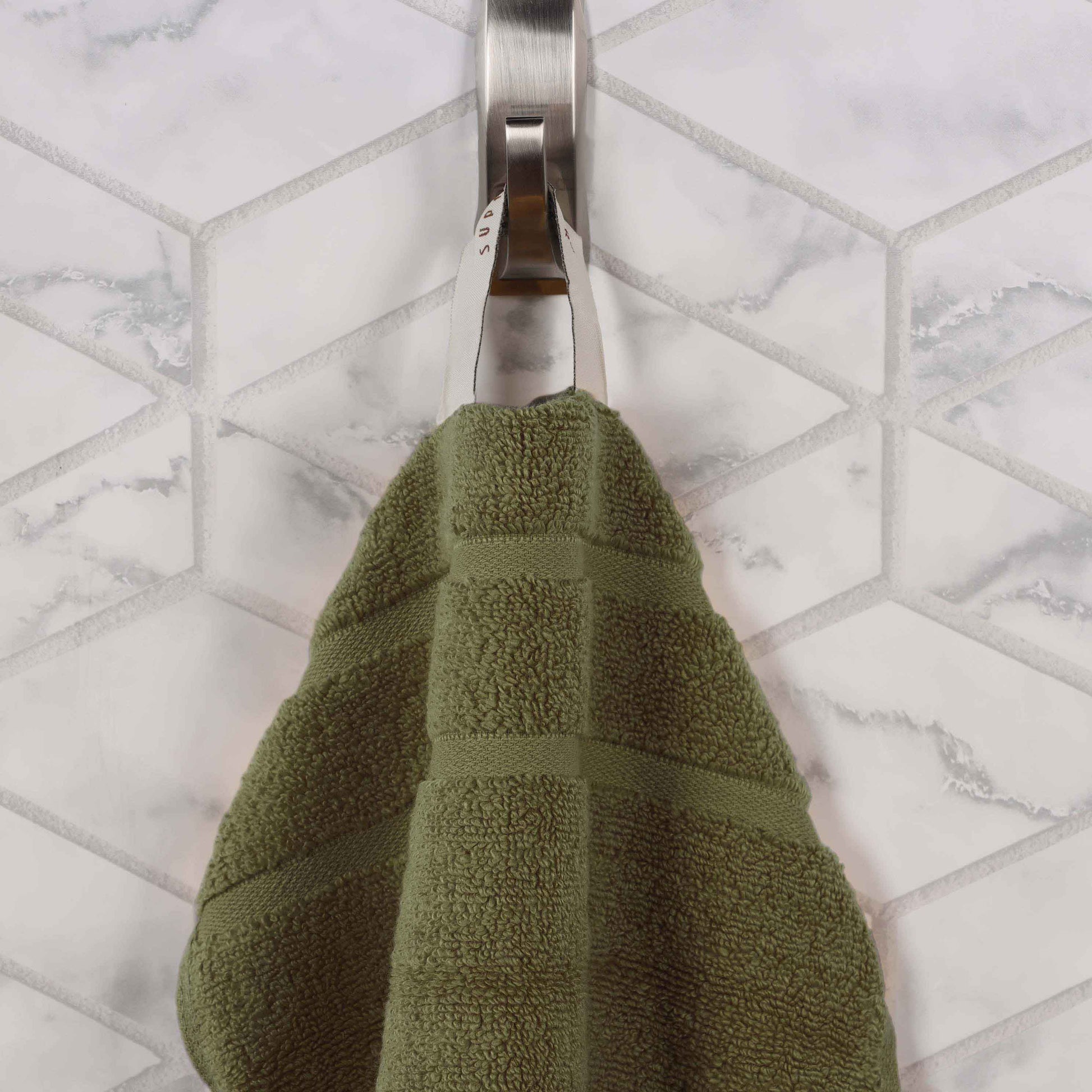 Napa Zero Twist Cotton Solid Waffle Honeycomb Bath Towel Set of 3 - Bath Towel by Superior Brand