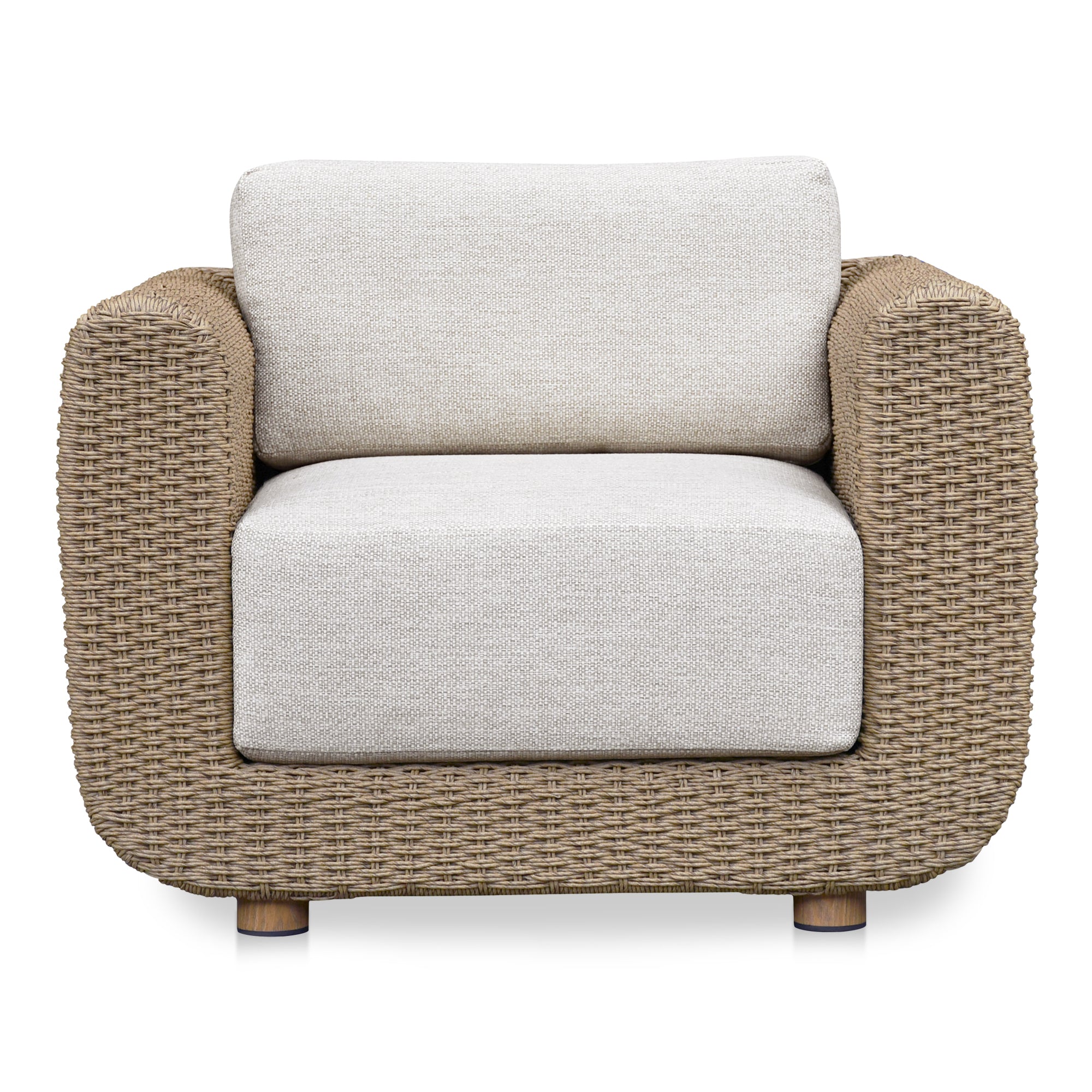Soma Outdoor Accent Chair Dark Brown