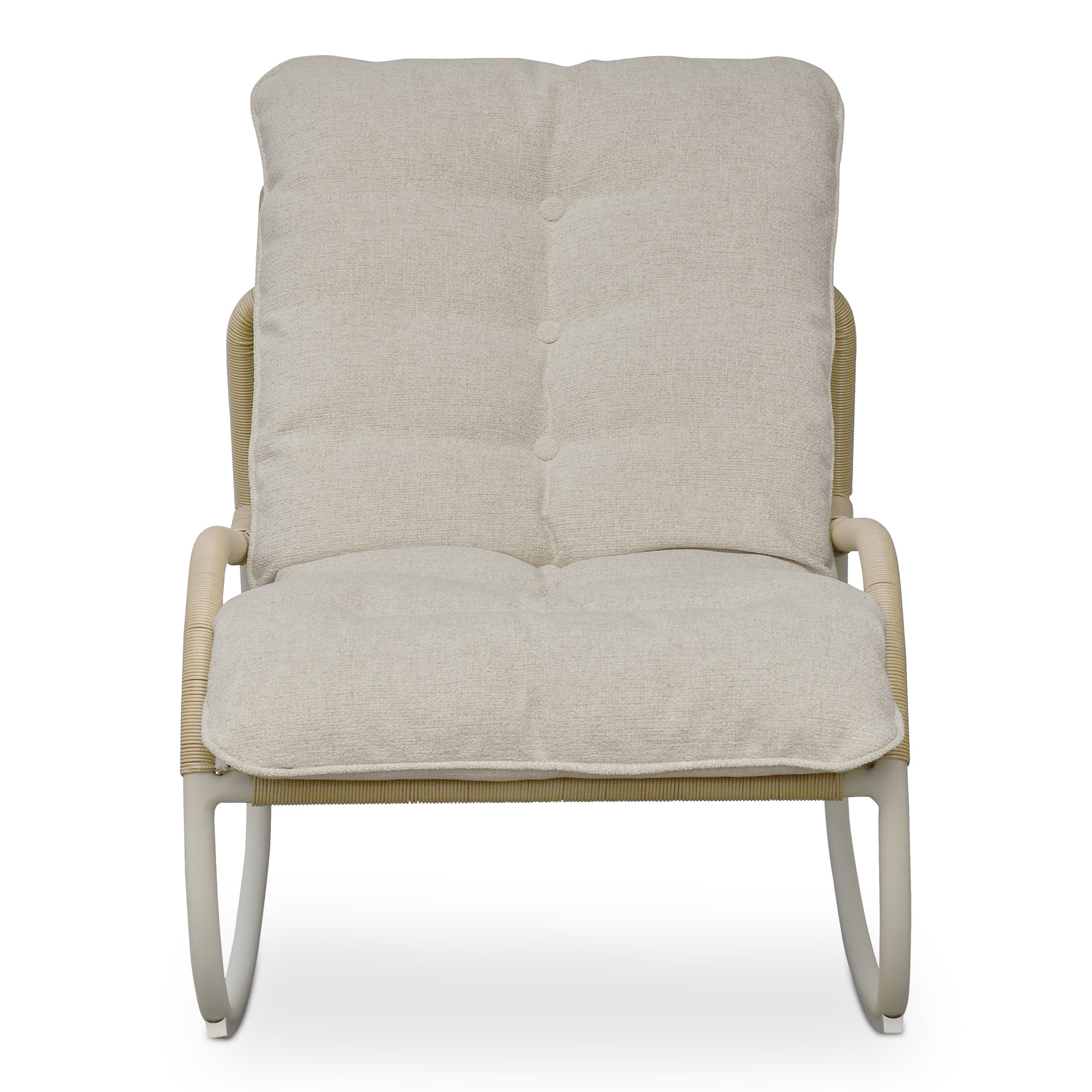 Lyra Outdoor Rocking Chair Brown
