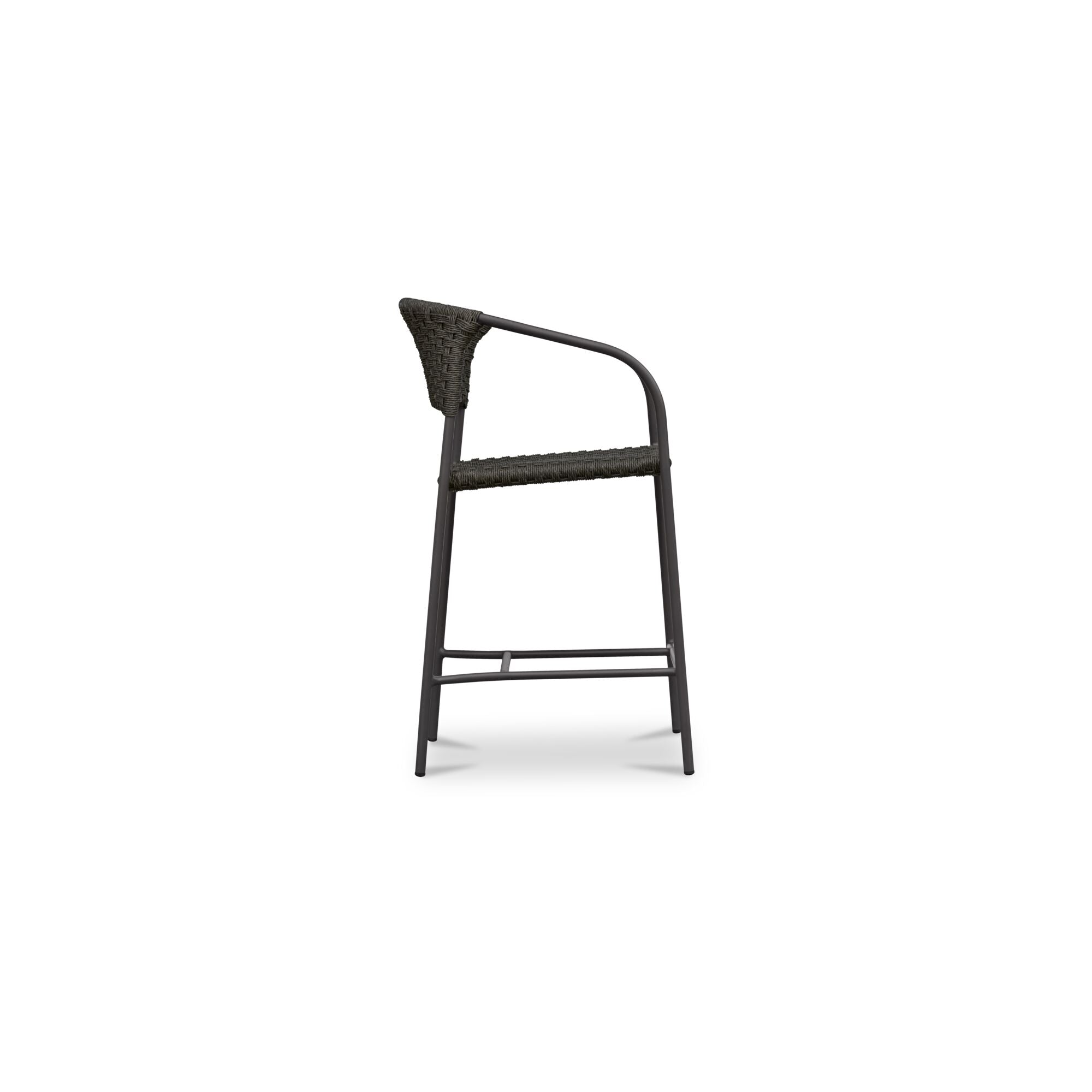 Zola Outdoor Counter Chair Dark Brown