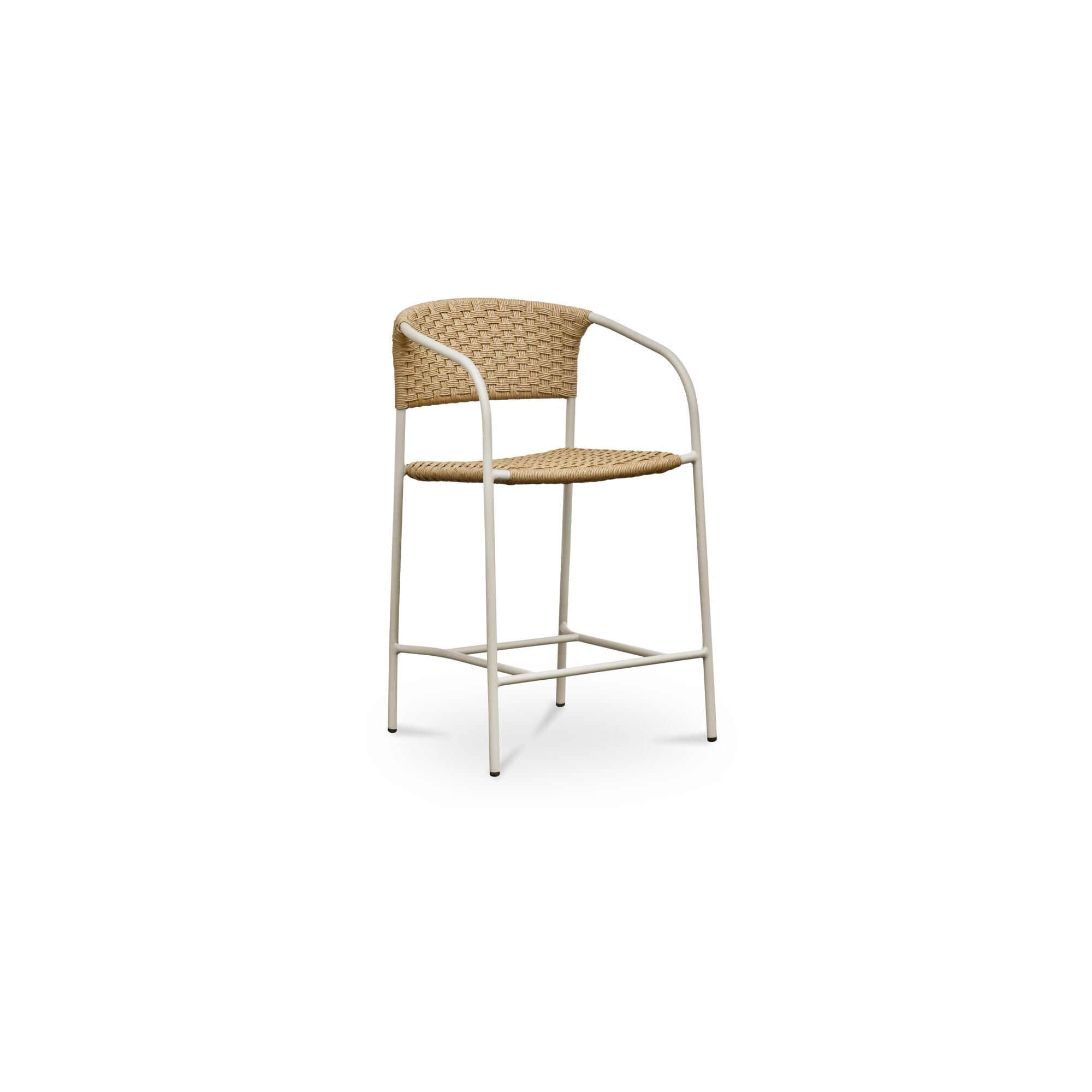 Zola Outdoor Counter Chair Dark Brown