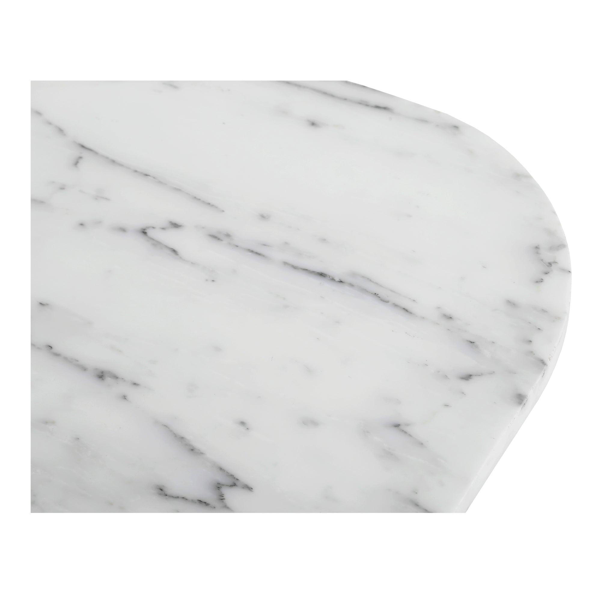 Dash Accent Table White Calacatta Marble - Moes Home