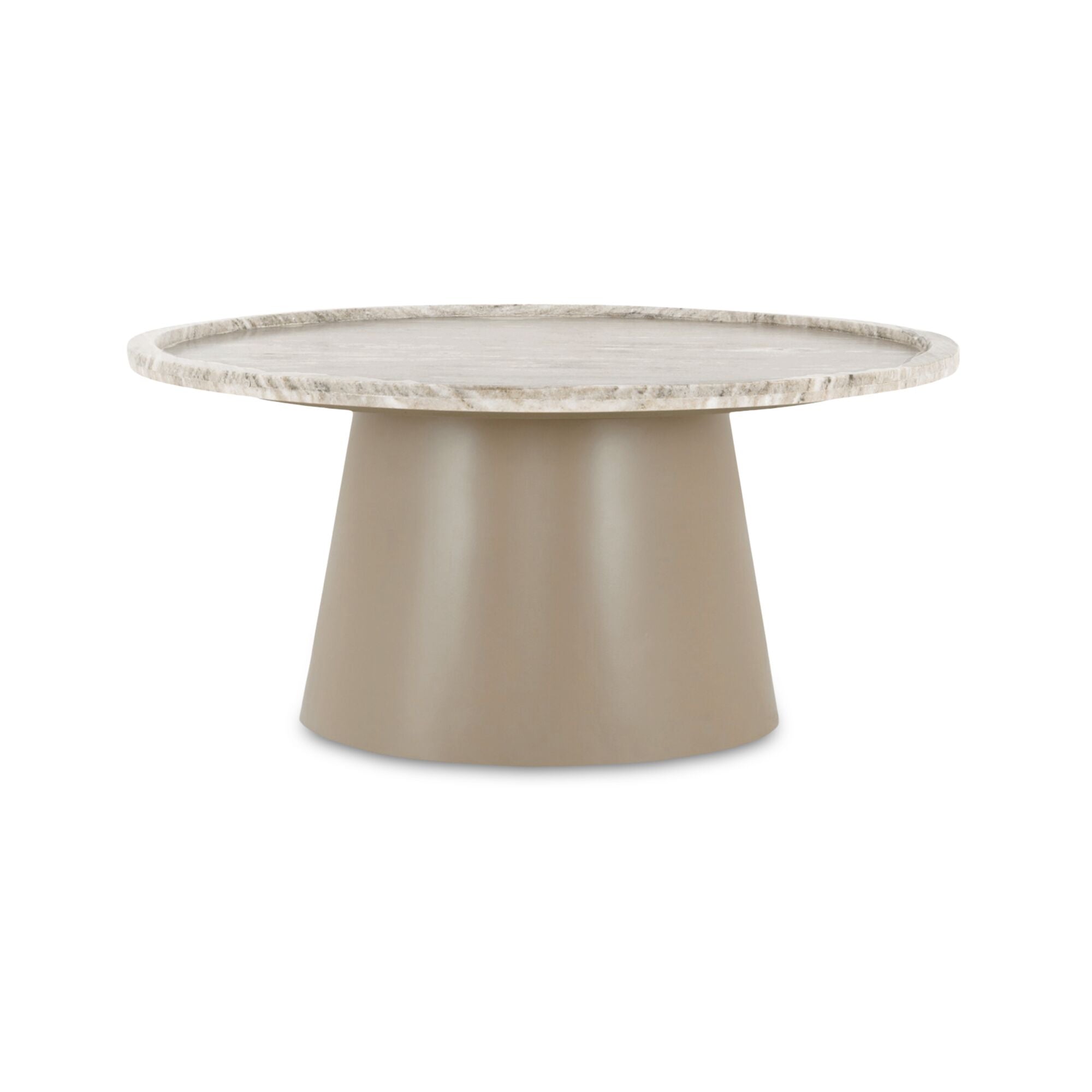 Kimberley Coffee Table White Marble - Moes Home
