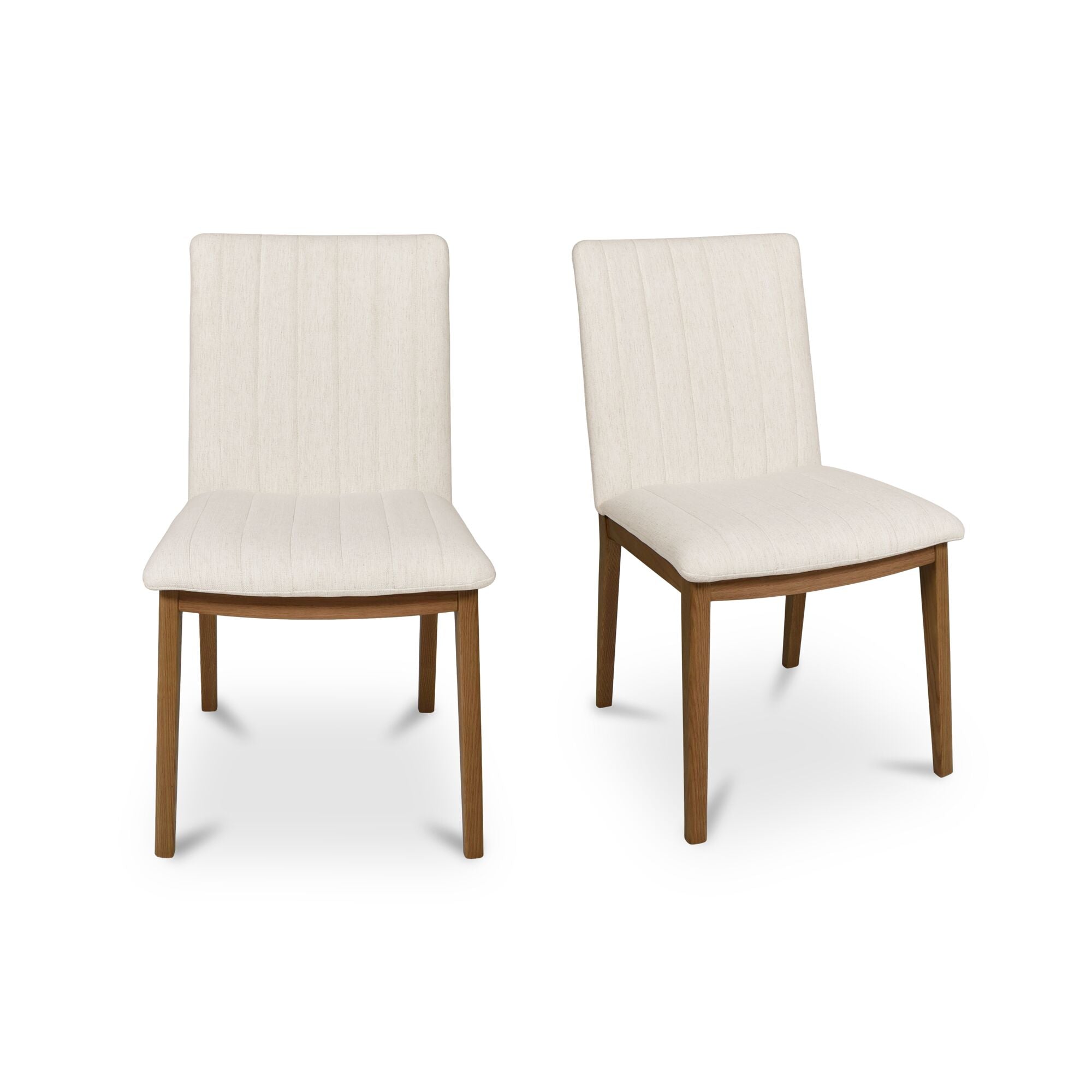 Demi Dining Chair Cream-Set of Two - Moes Home