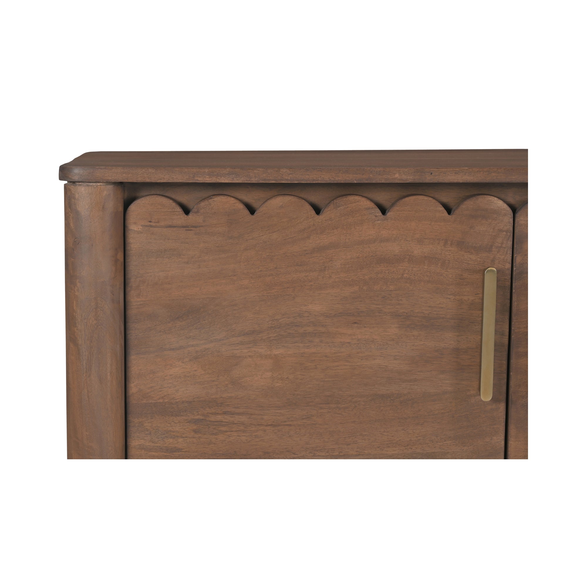 Wiley 4 Door Sideboard Vintage Brown - Moes Home