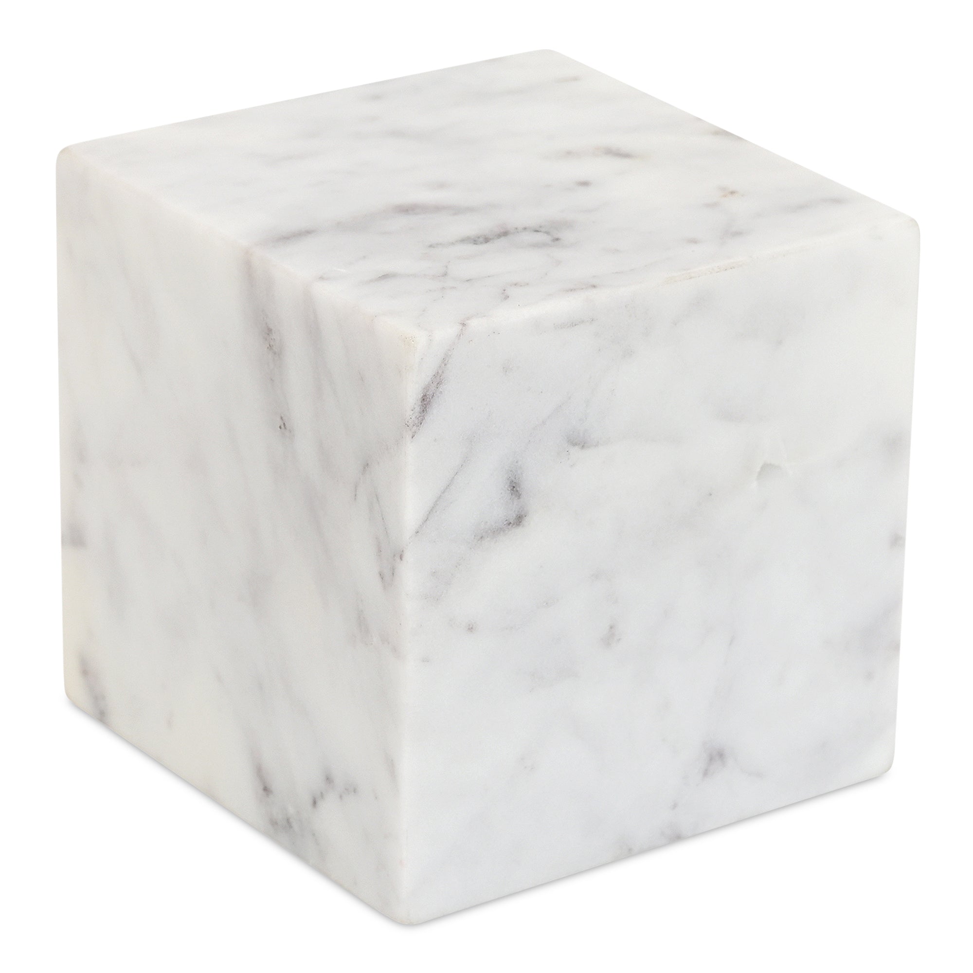 Cora Cube Tabletop Accent Banswara Purple White Marble - Moes Home