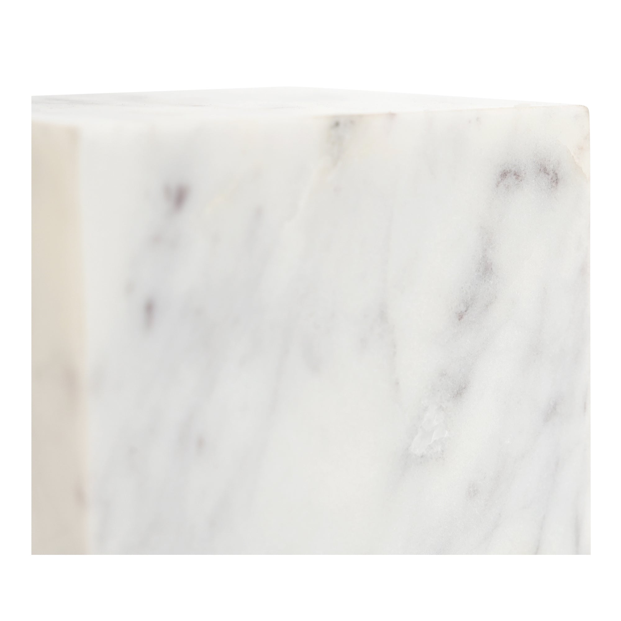 Cora Cube Tabletop Accent Banswara Purple White Marble - Moes Home