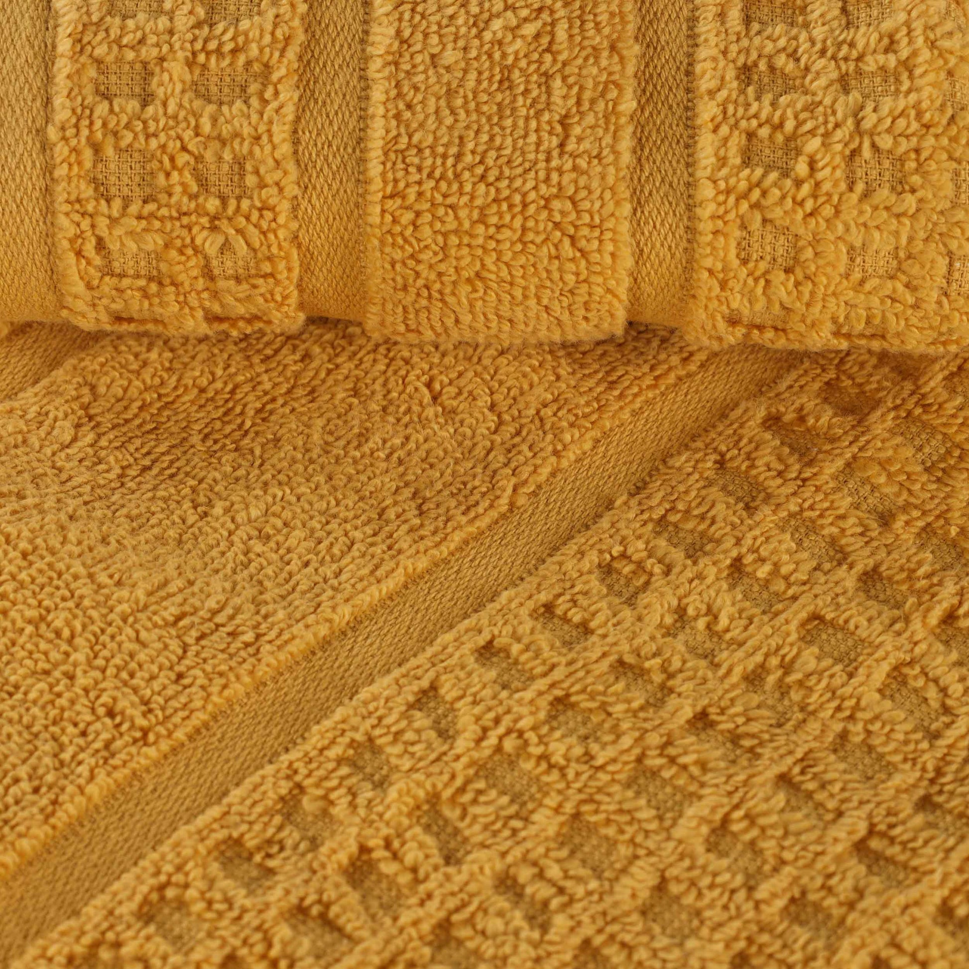 Napa Zero Twist Cotton Solid Waffle Honeycomb Bath Towel Set of 3 - Bath Towel by Superior Brand