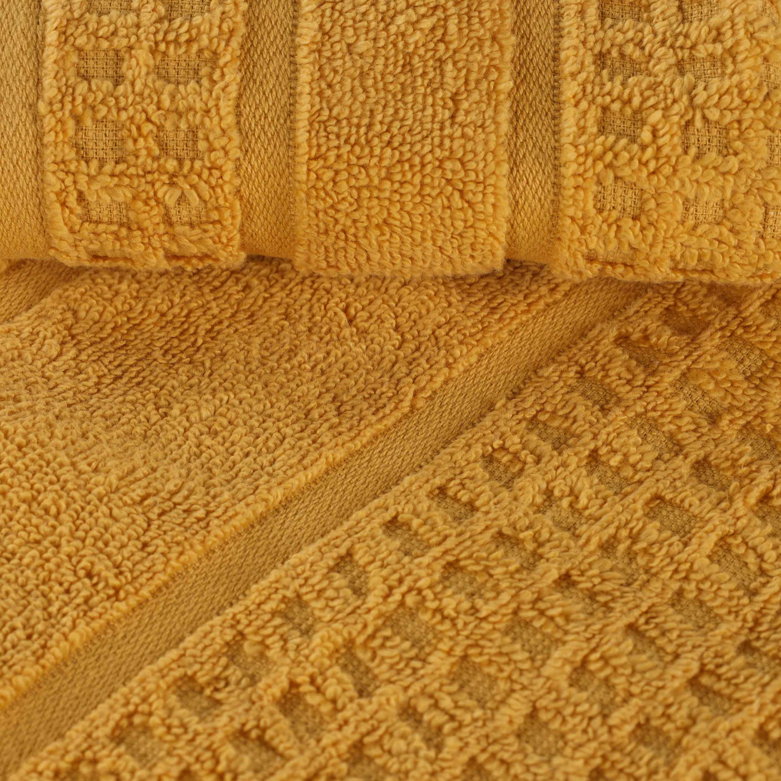Napa Zero Twist Cotton Solid Waffle Honeycomb Bath Towel Set of 3 - Bath Towel by Superior Brand