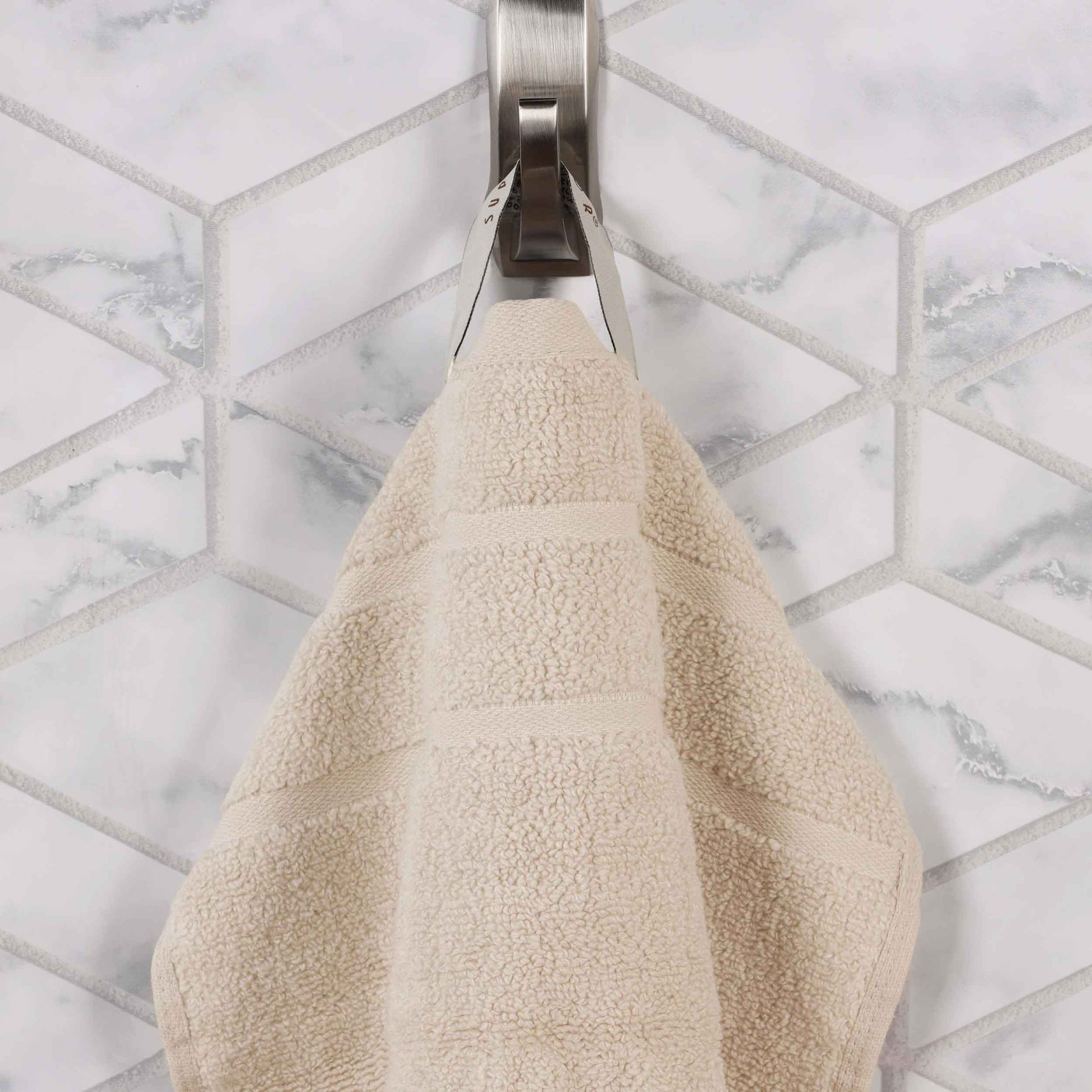 Napa Zero Twist Cotton Solid Waffle Honeycomb Bath Towel Set of 3 - Bath Towel by Superior Brand