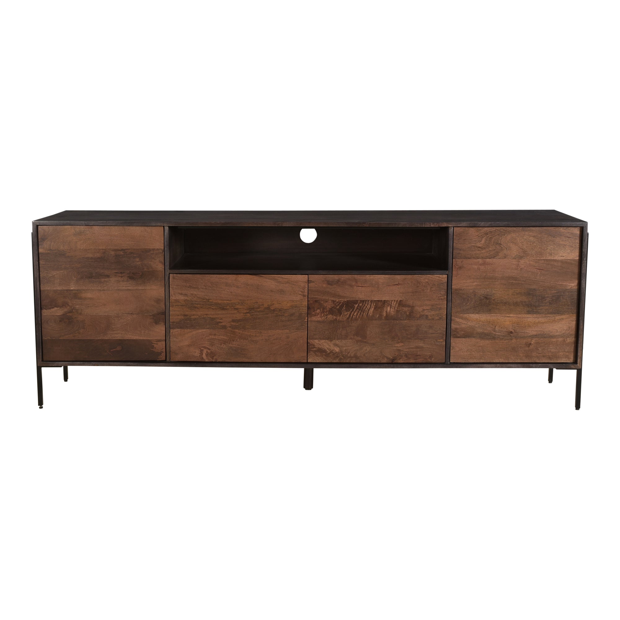 Tobin Entertainment Unit Light Brown - Moes Home