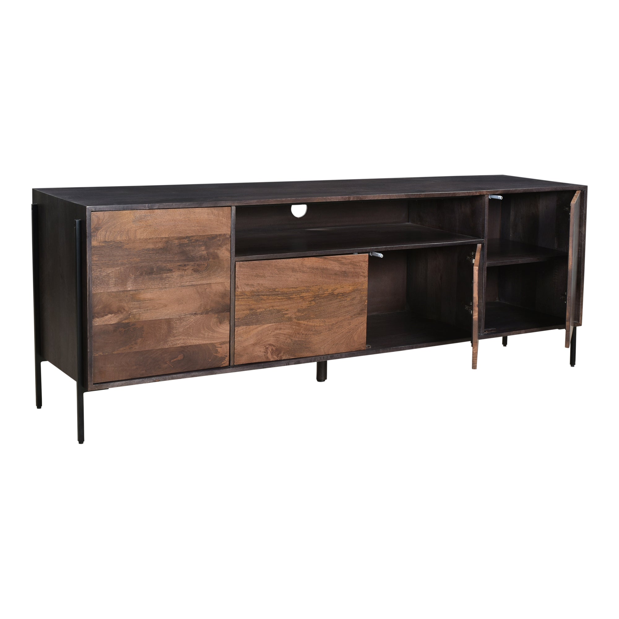 Tobin Entertainment Unit Light Brown - Moes Home