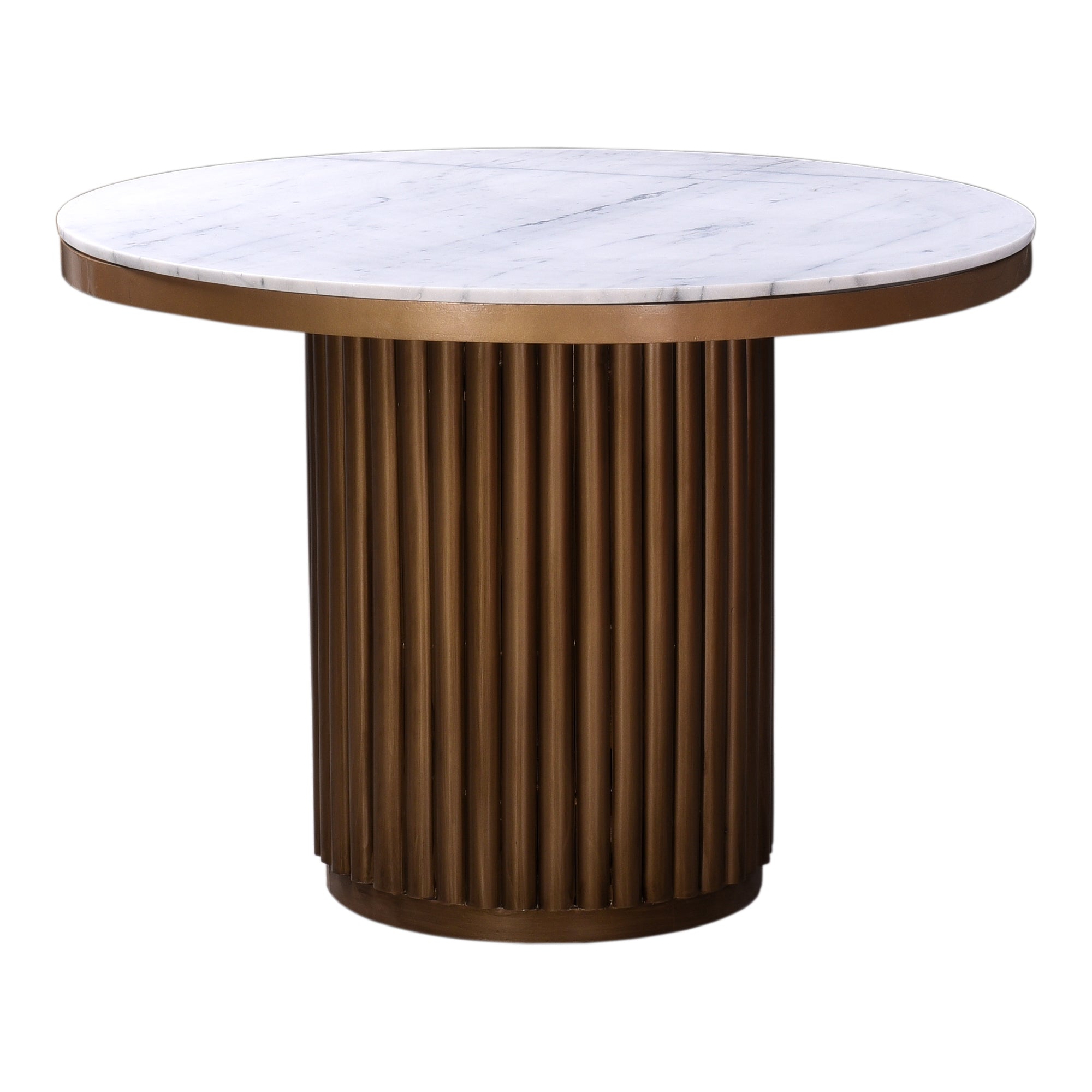 Tower Dining Table Black Marble