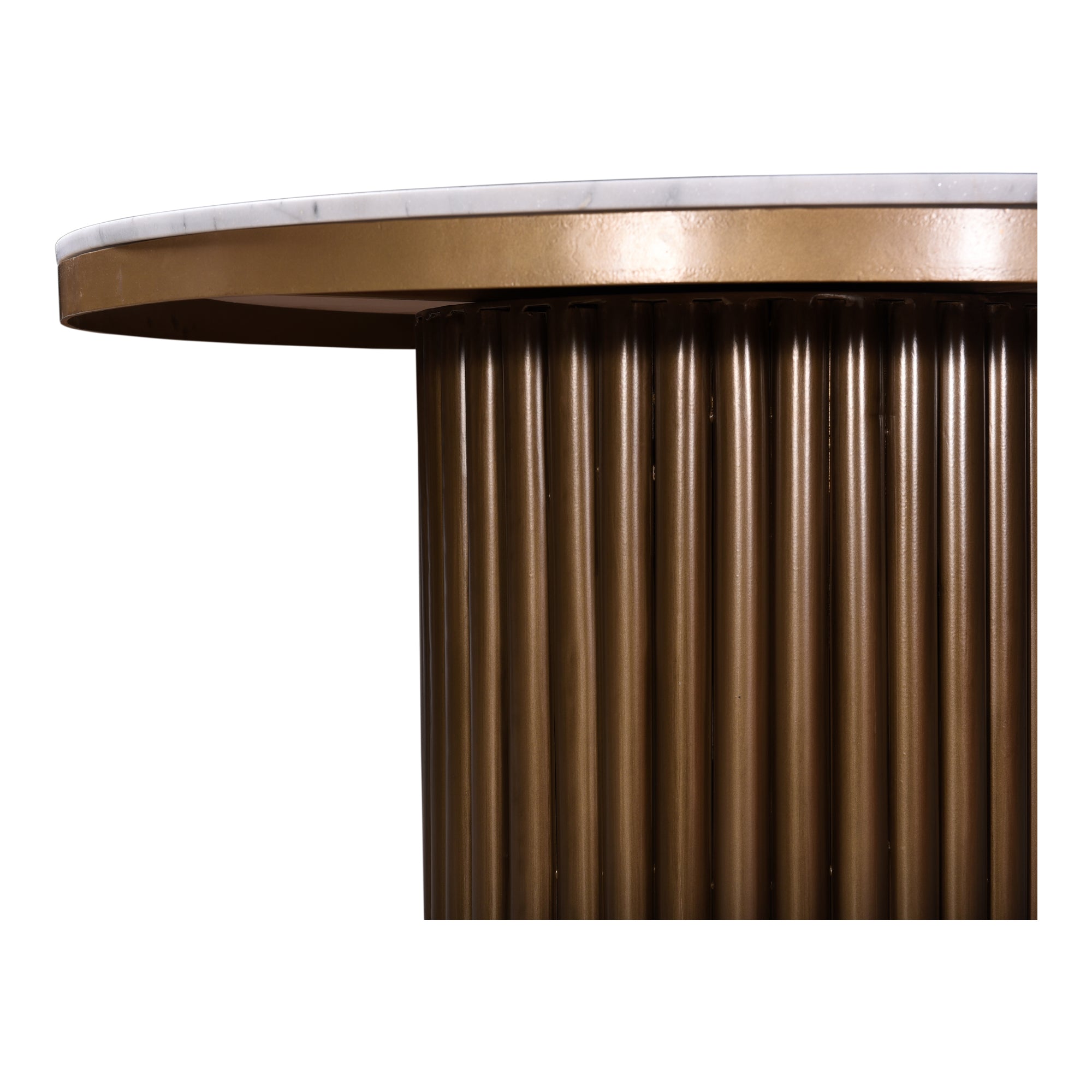 Tower Dining Table Black Marble