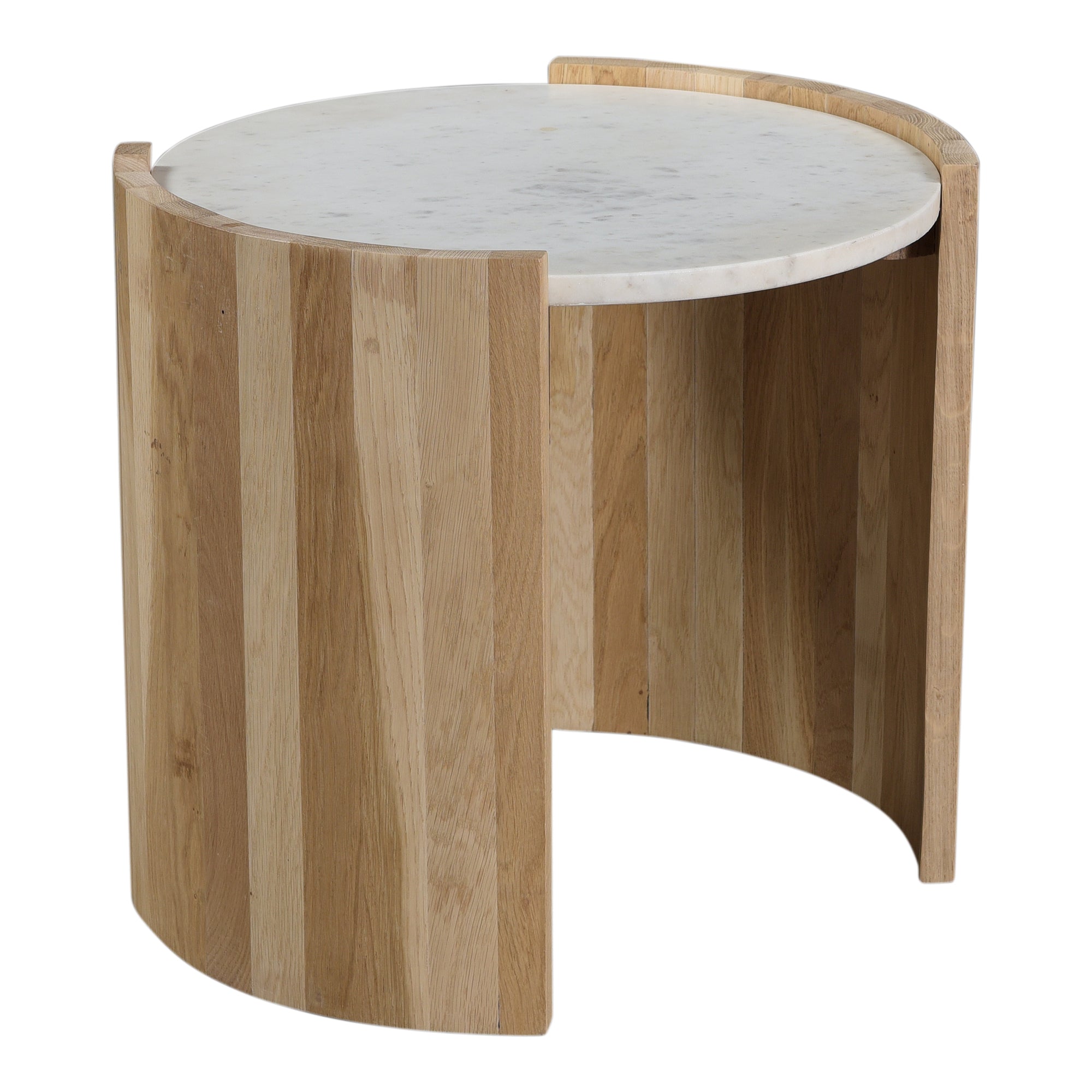 Dala Side Table White - Moes Home