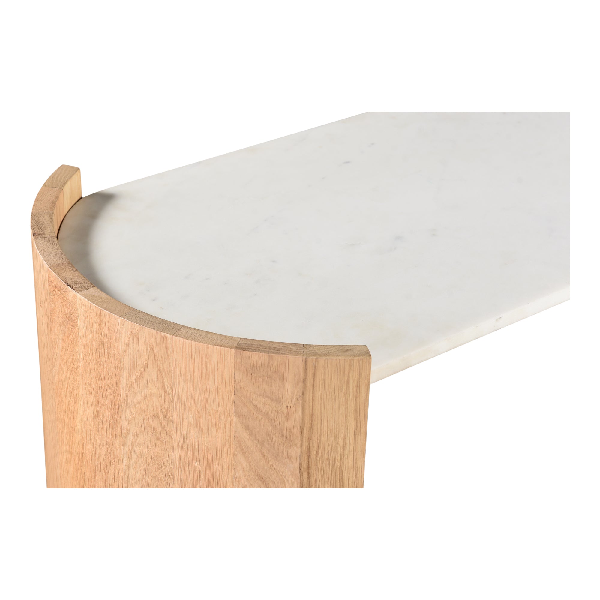 Dala Console Table White - Moes Home