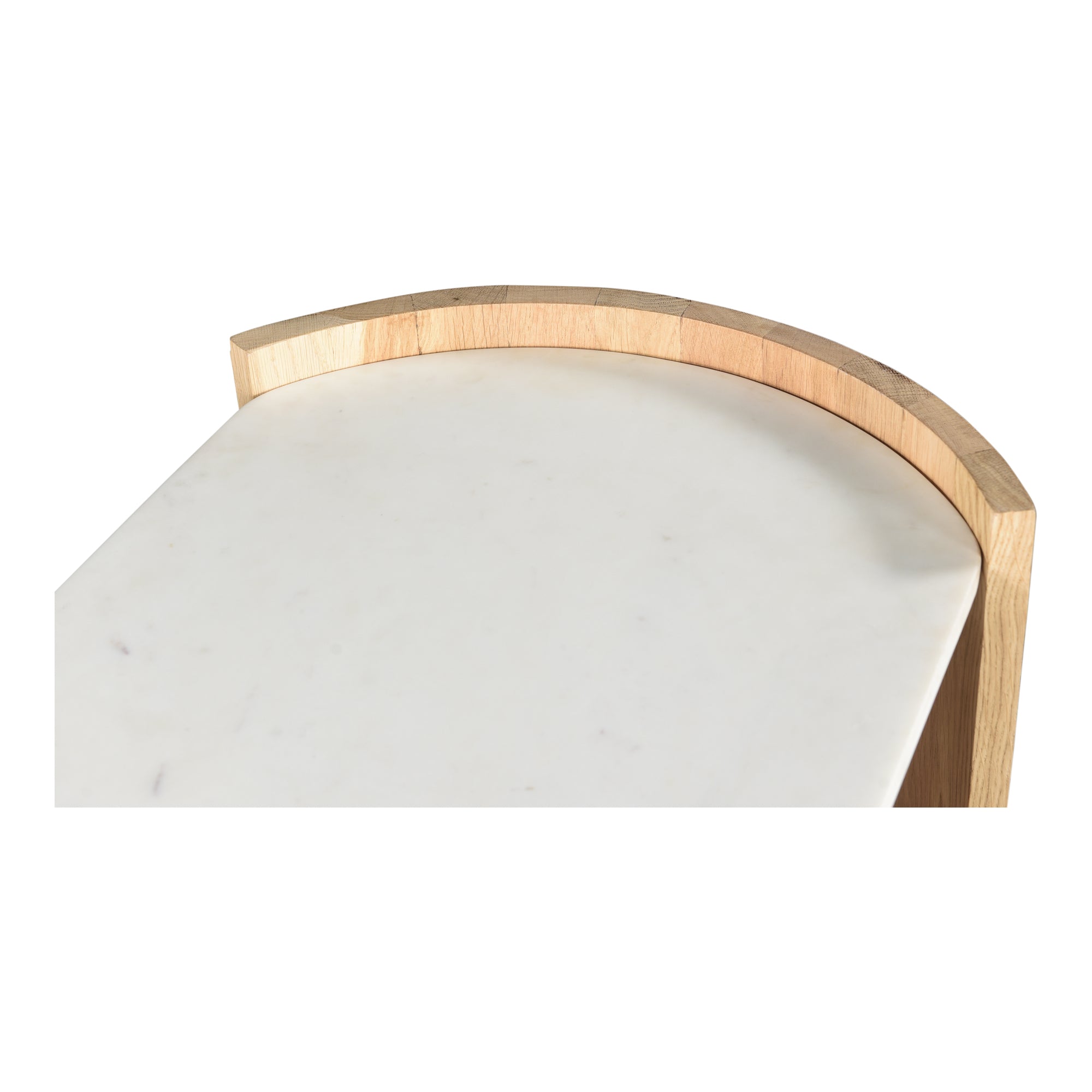 Dala Console Table White - Moes Home