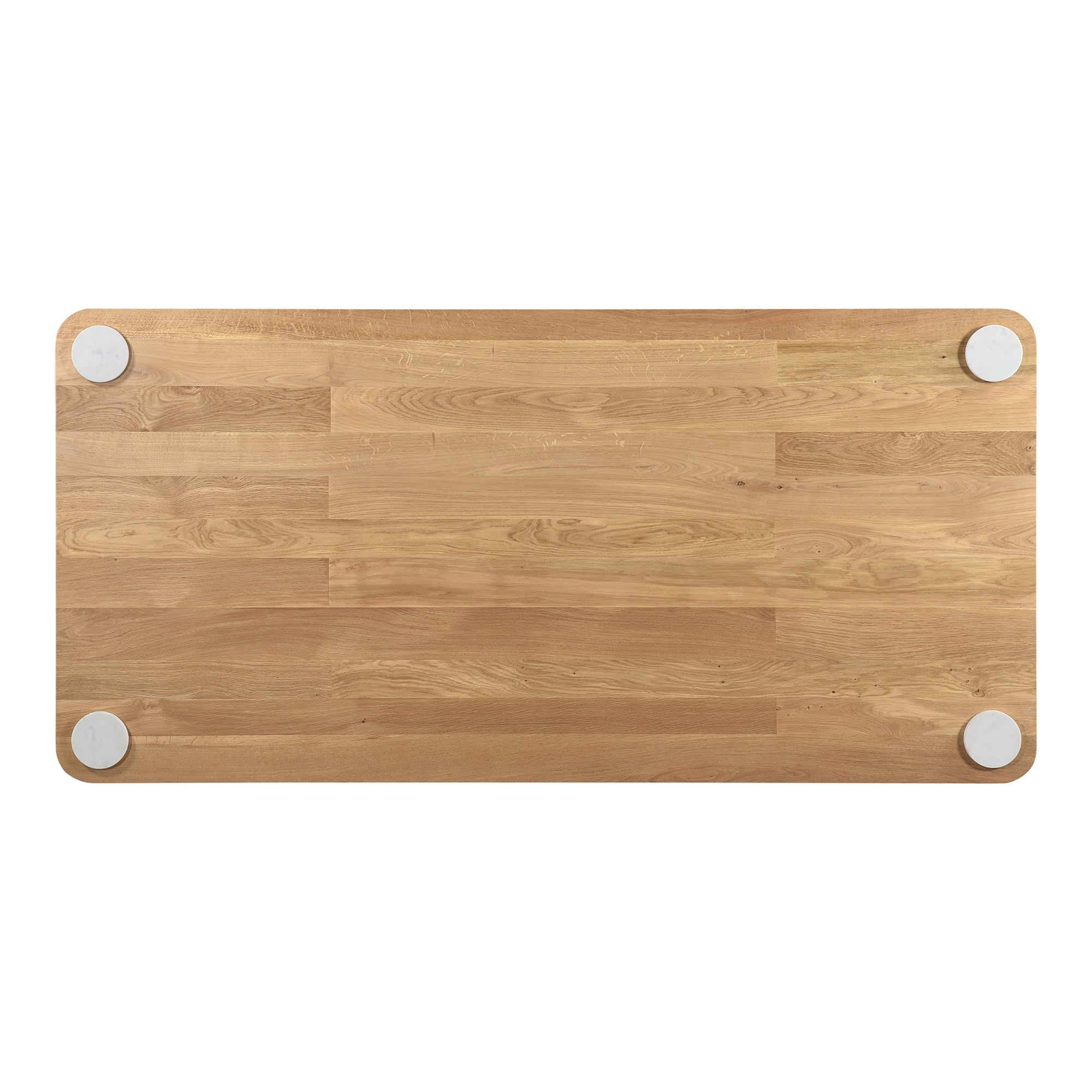 Century Dining Table Natural White Marble Leg - Moes Home