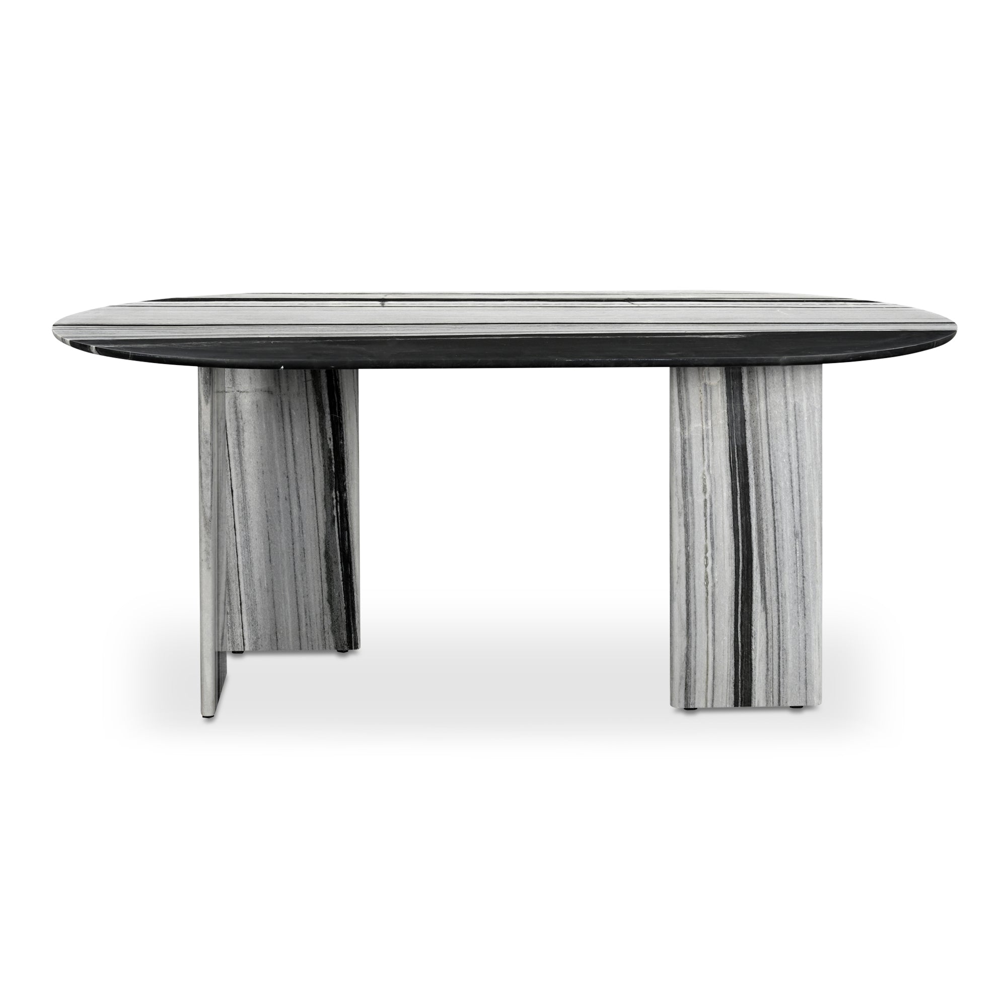 Celia Oval Dining Table Green Onyx Marble