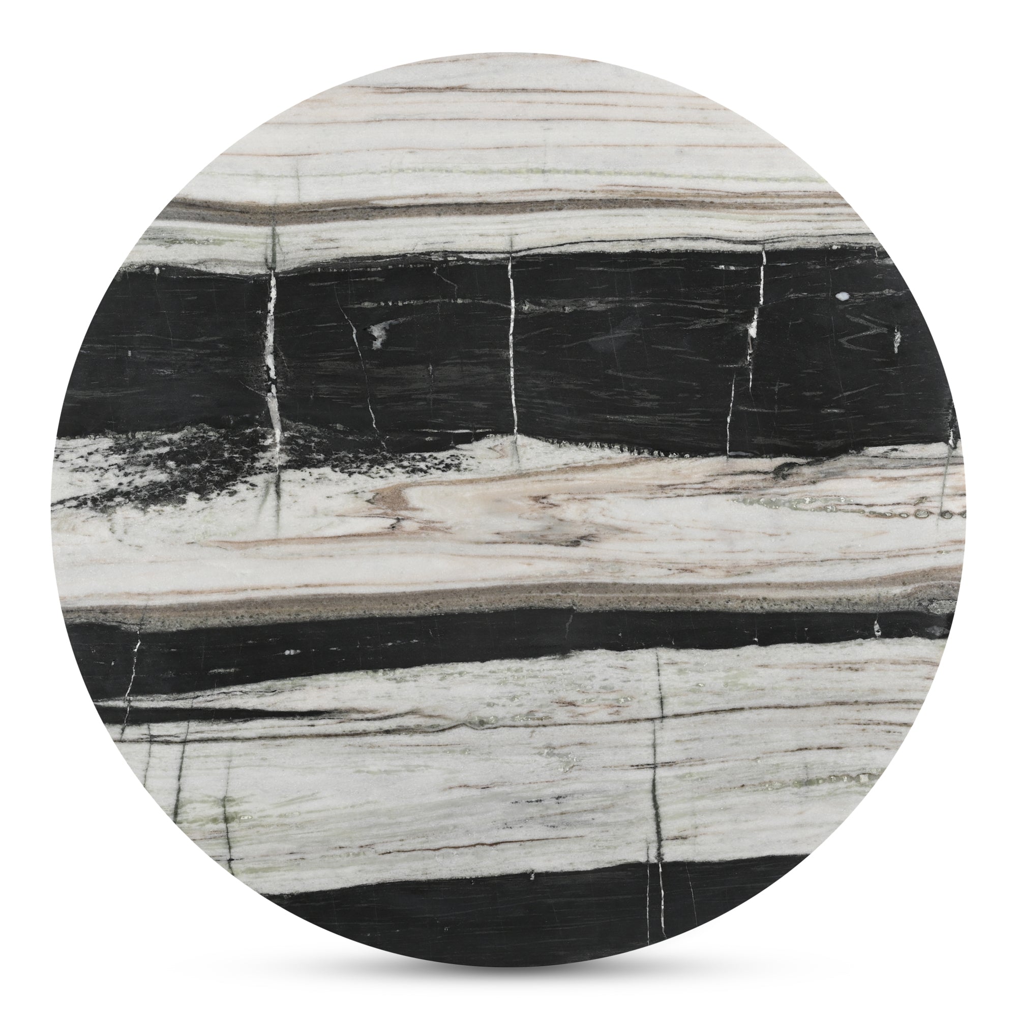 Celia Round Dining Table Green Onyx Marble