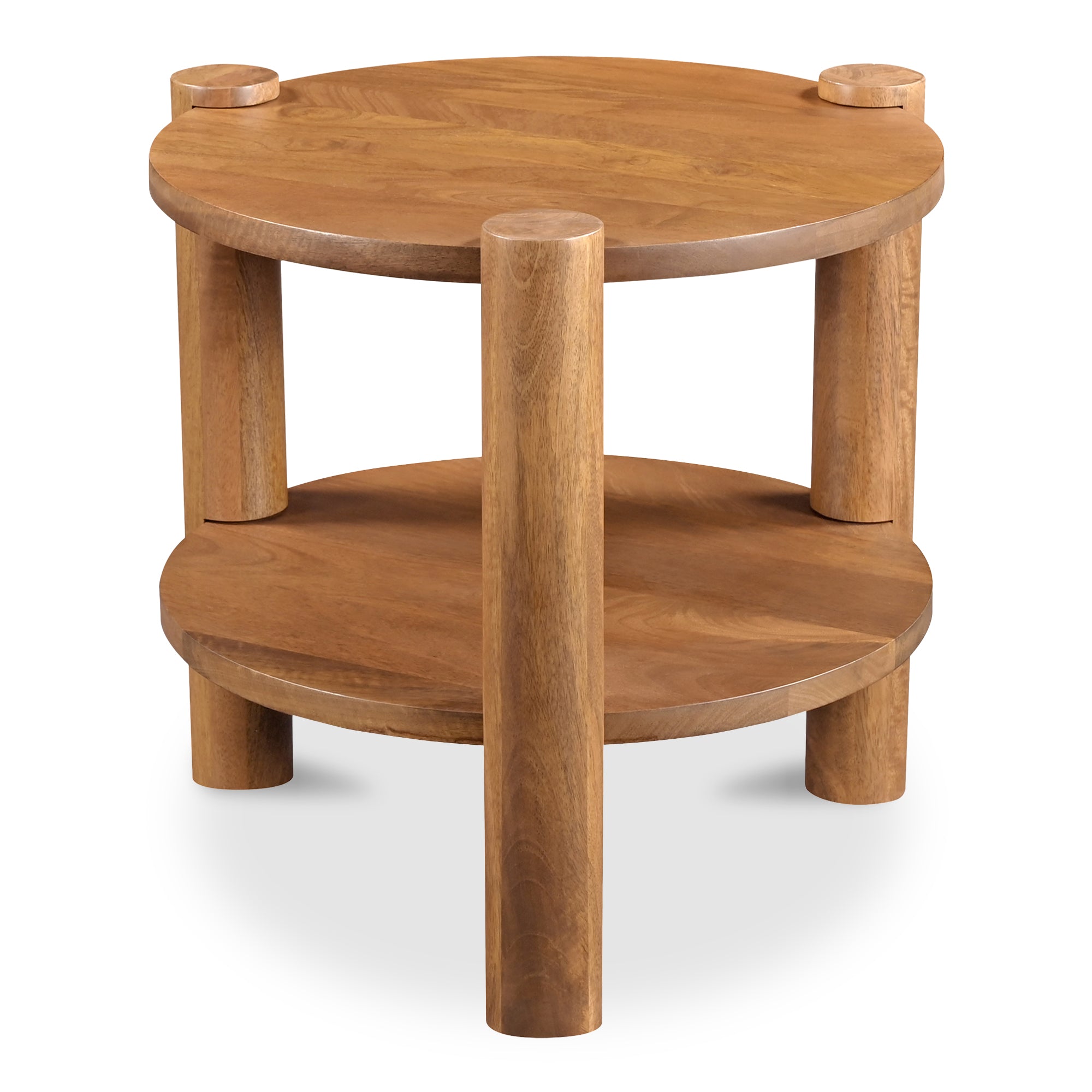Olsen Accent Table Vintage Brown - Moes Home