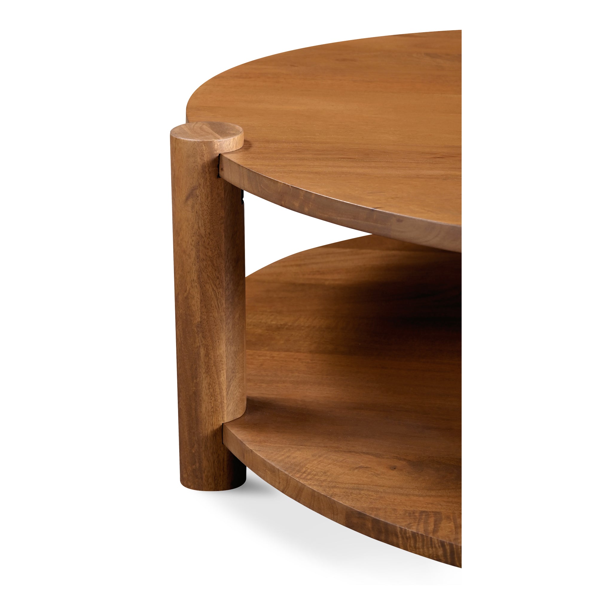 Olsen Coffee Table Vintage Brown - Moes Home