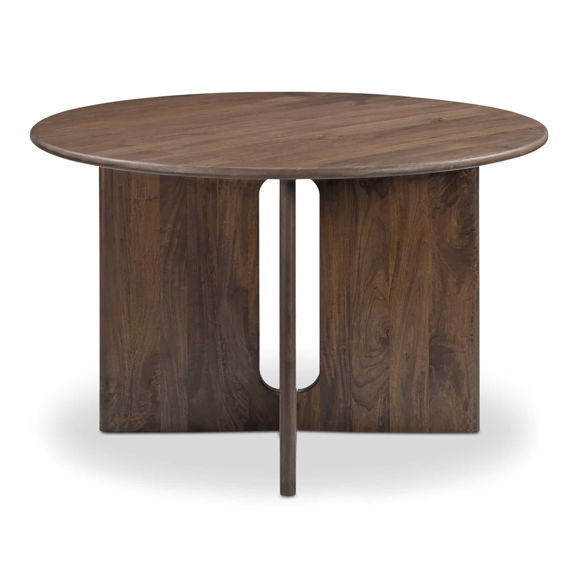 Stanley Dining Table Dark Brown - Moes Home