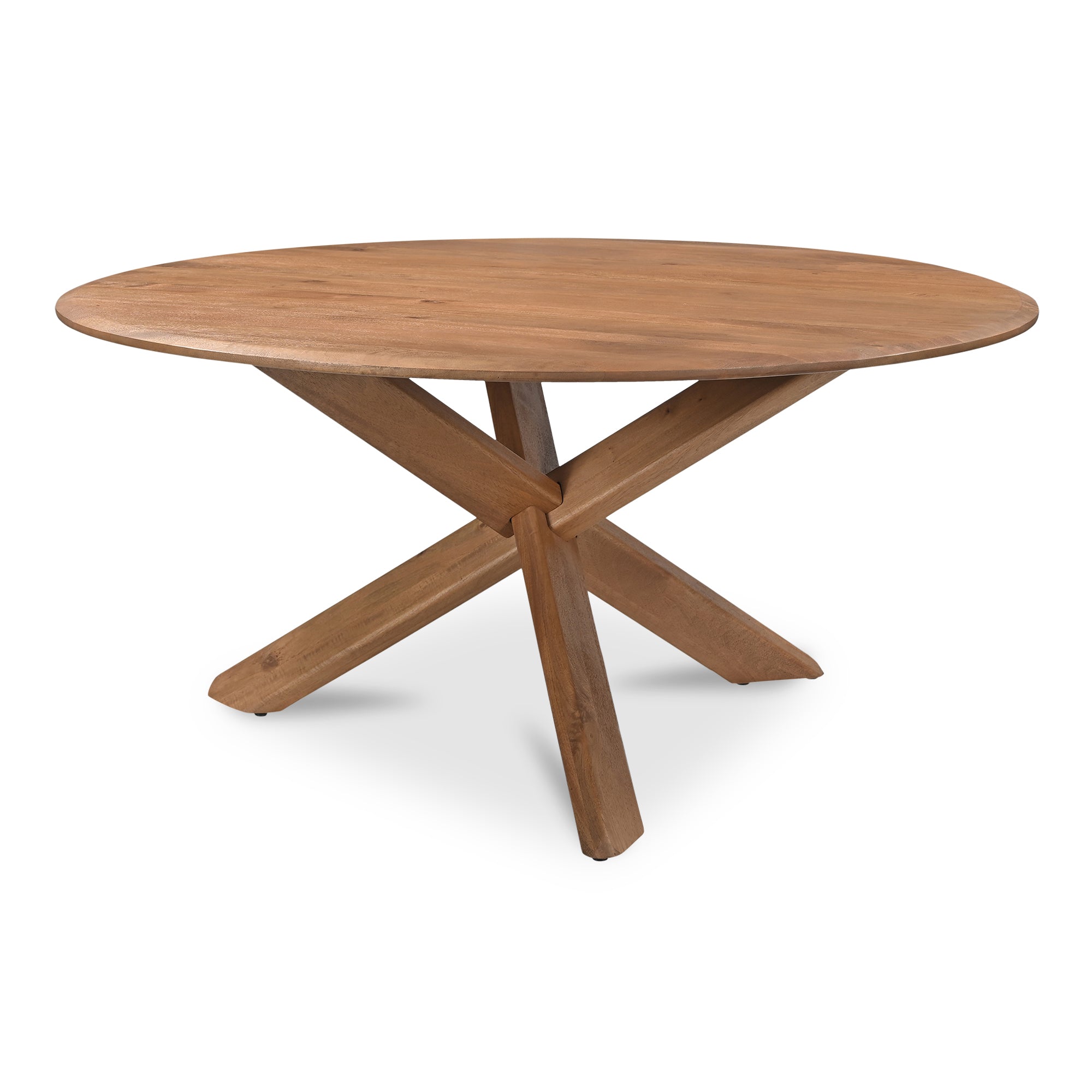 Wesley Dining Table Vintage Brown - Moes Home