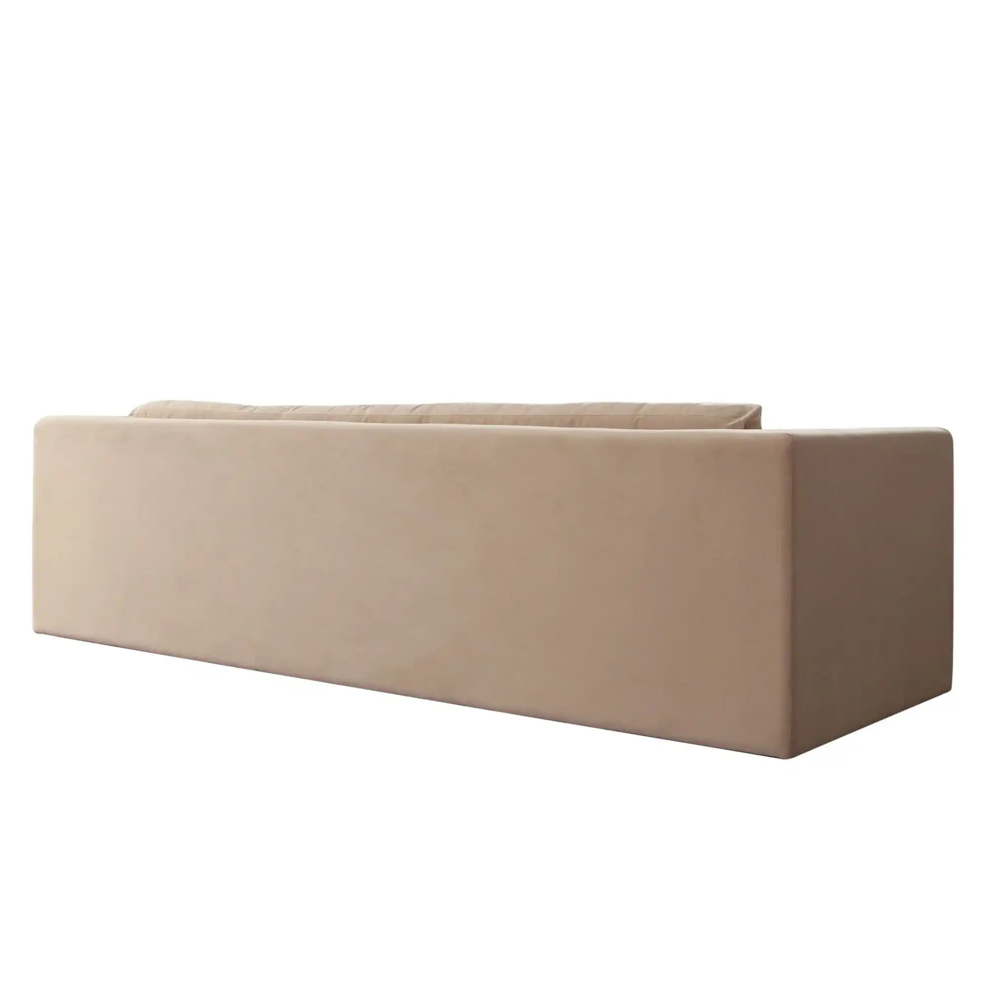 Rift Camel Performance Velvet Sofa - Best Buy Furniture